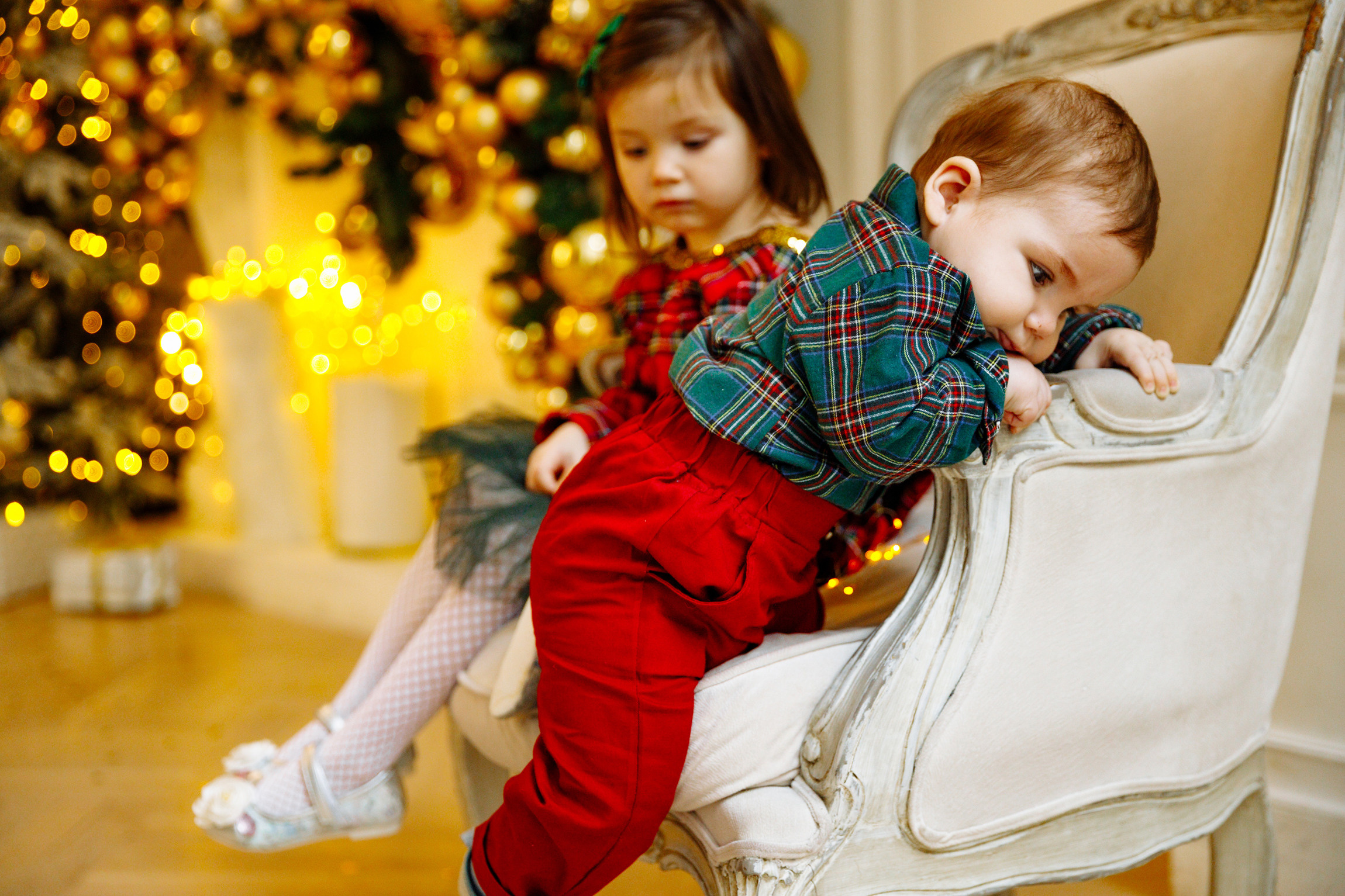 Новогодняя фотосессия. Фотосессия в студии