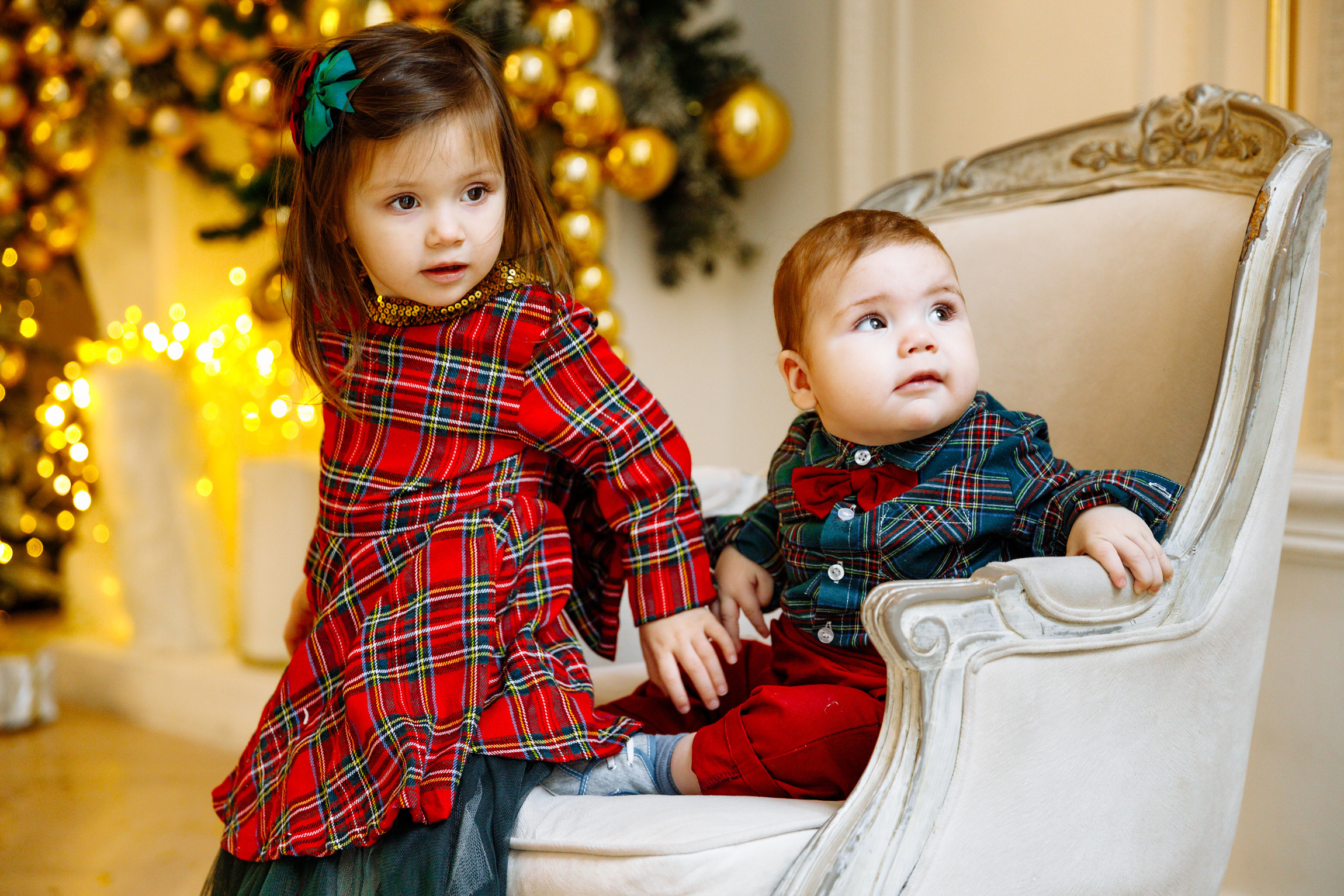 Новогодняя фотосессия. Фотосессия в студии