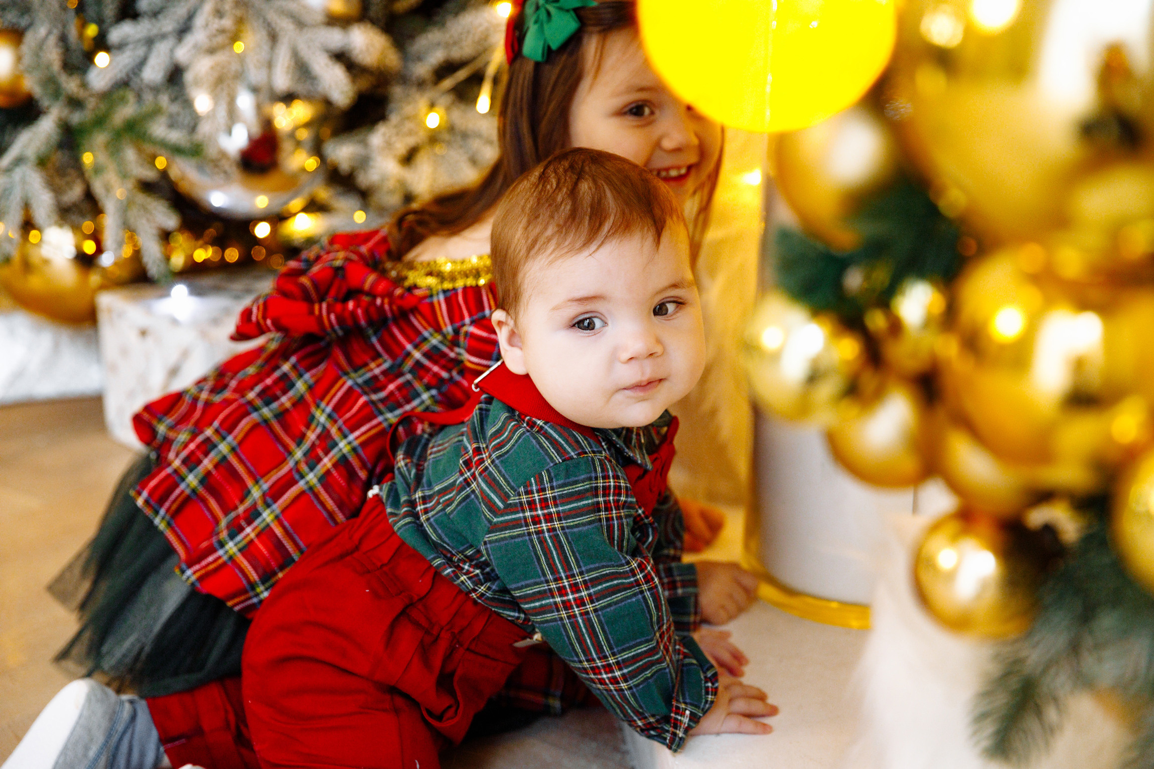 Новогодняя фотосессия. Фотосессия в студии