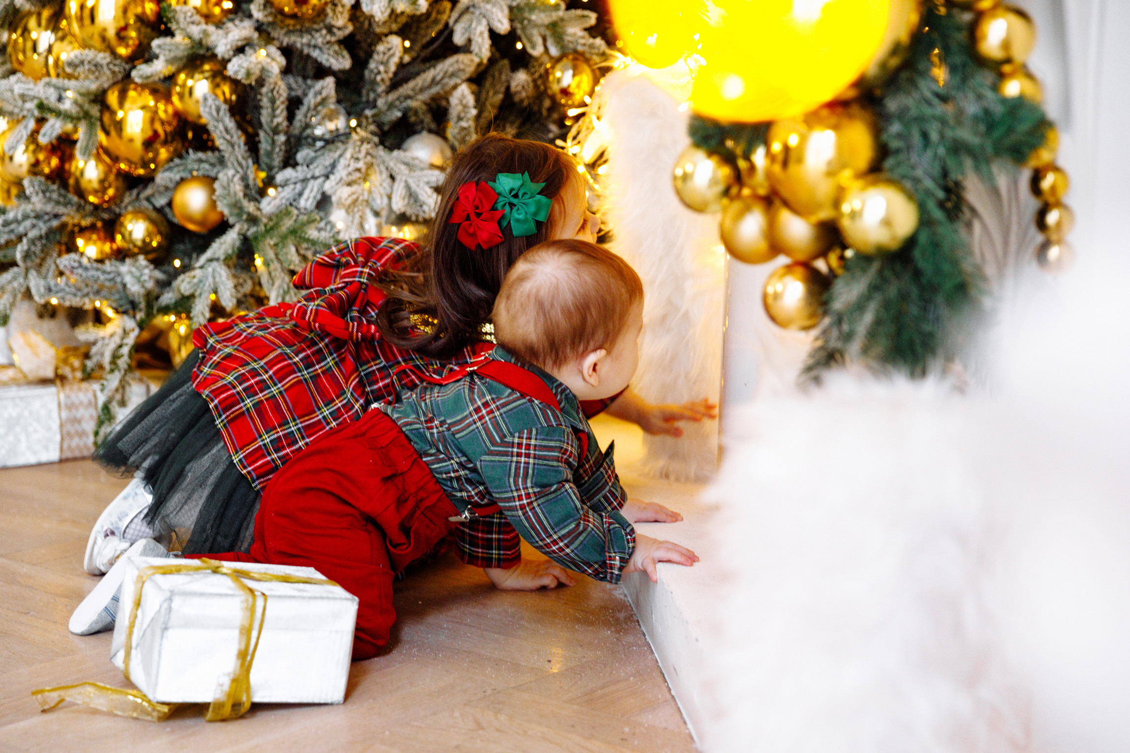 Новогодняя фотосессия. Фотосессия в студии