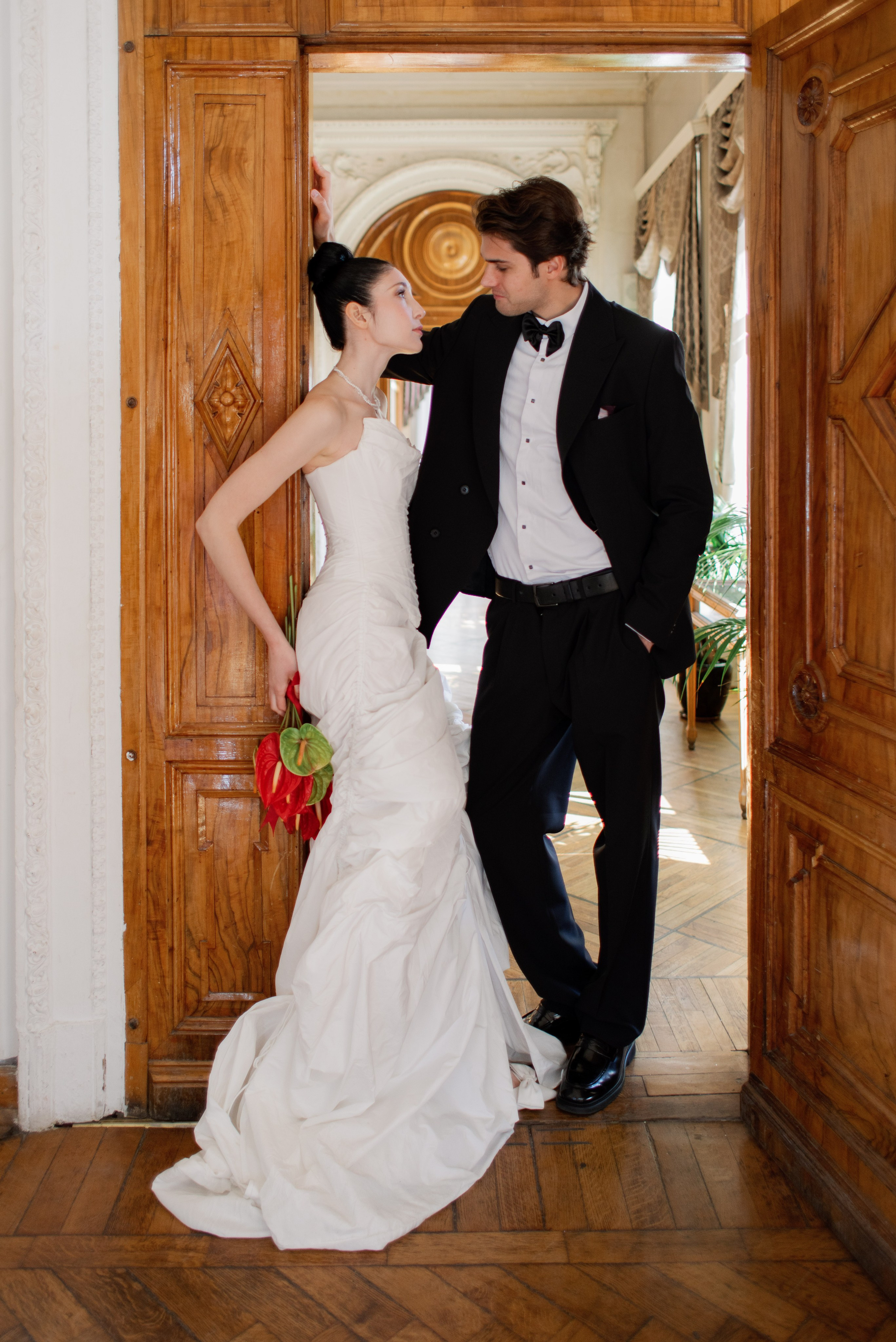 Свадебная церемония, фотосессия в библиотека-читальни А.С. Пушкина