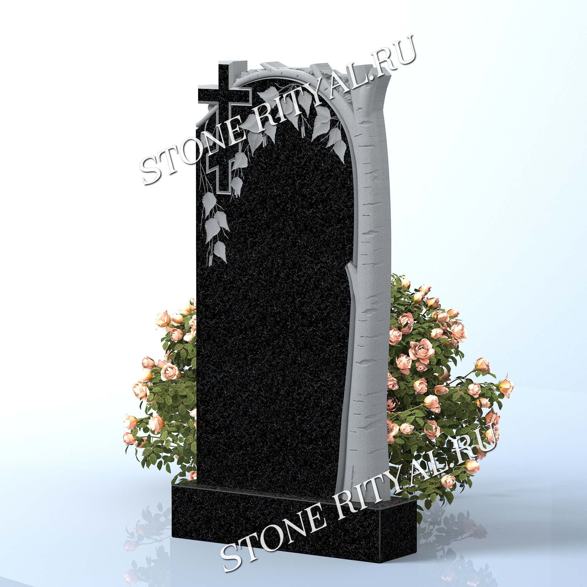 Вертикальные памятники фигурные. Изготовление и установка памятников в Москве и МО