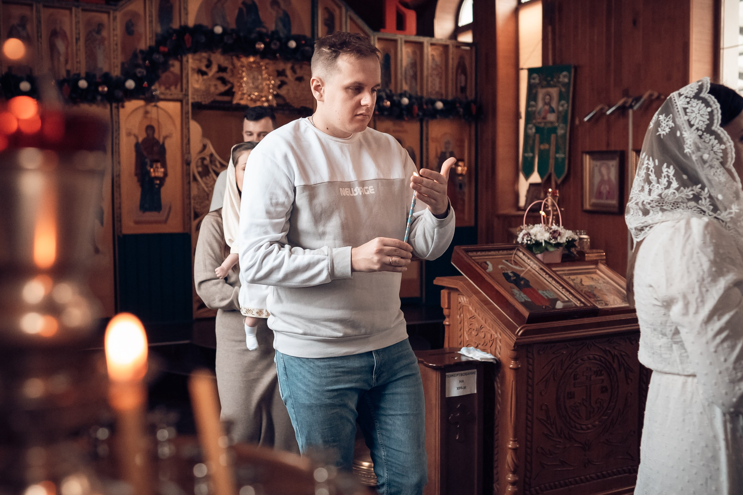 Крещение в храме Блж.Ксении Петербургской Севастополь. Церковный фотограф Севастополь