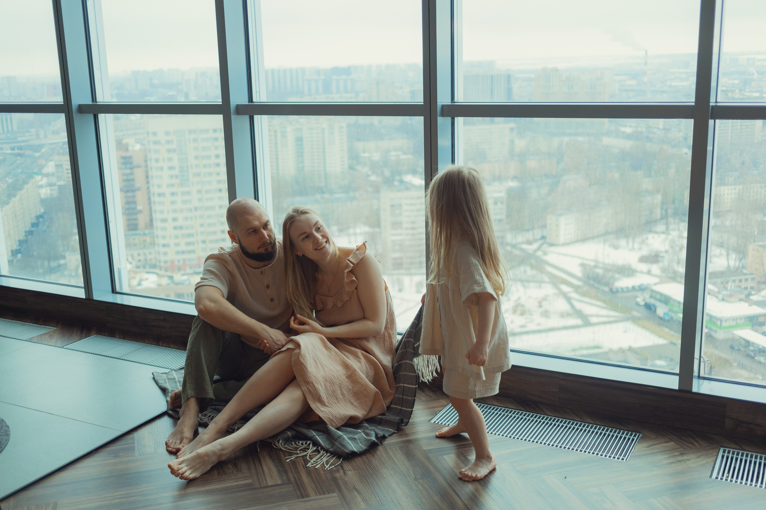 Семейная фотосессия в студии Санкт-Петербург