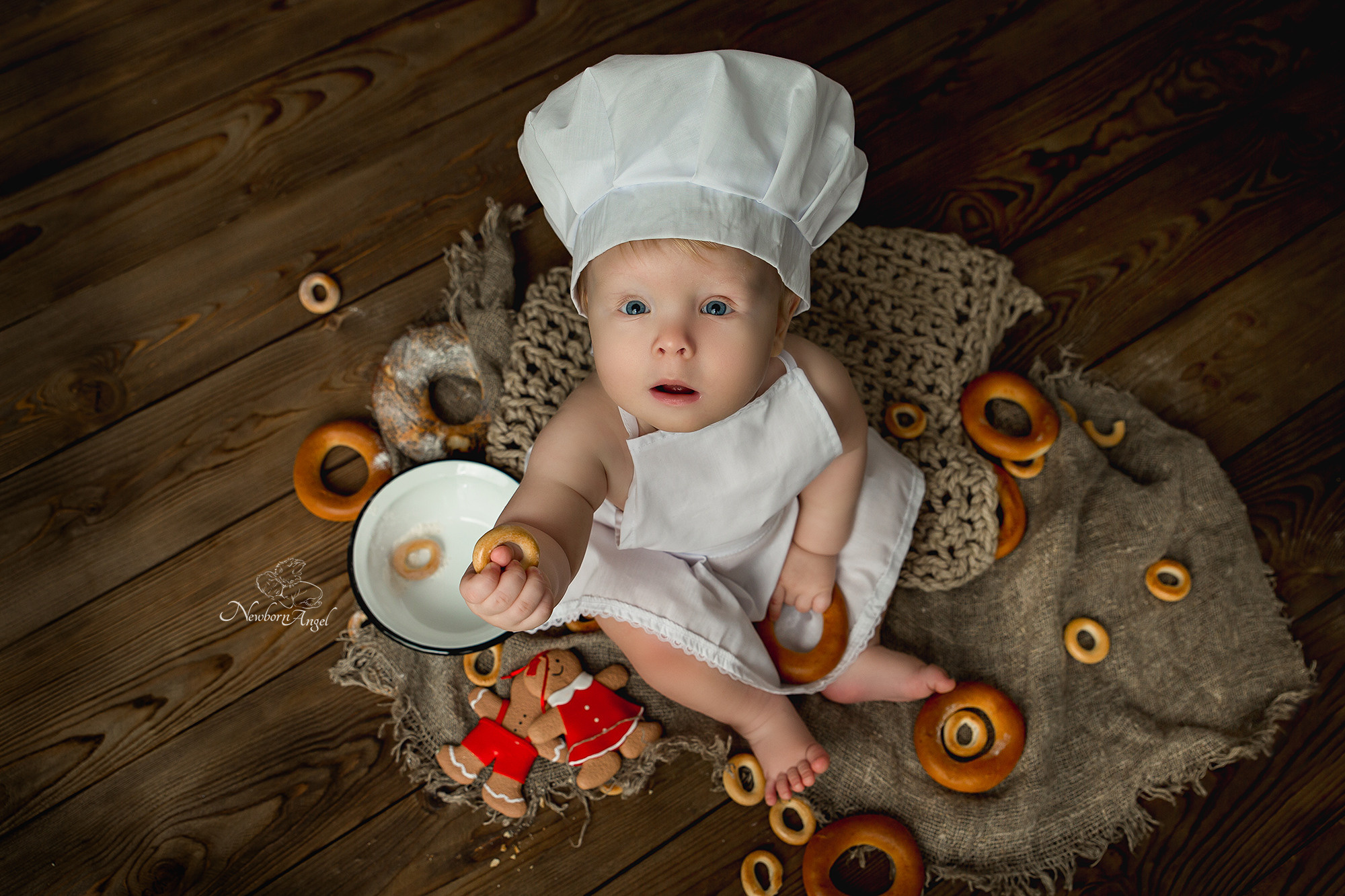 Фотосессия детей от 4х месяцев до 2х лет. Фотосессия новорожденного в Москве Newborn Angel