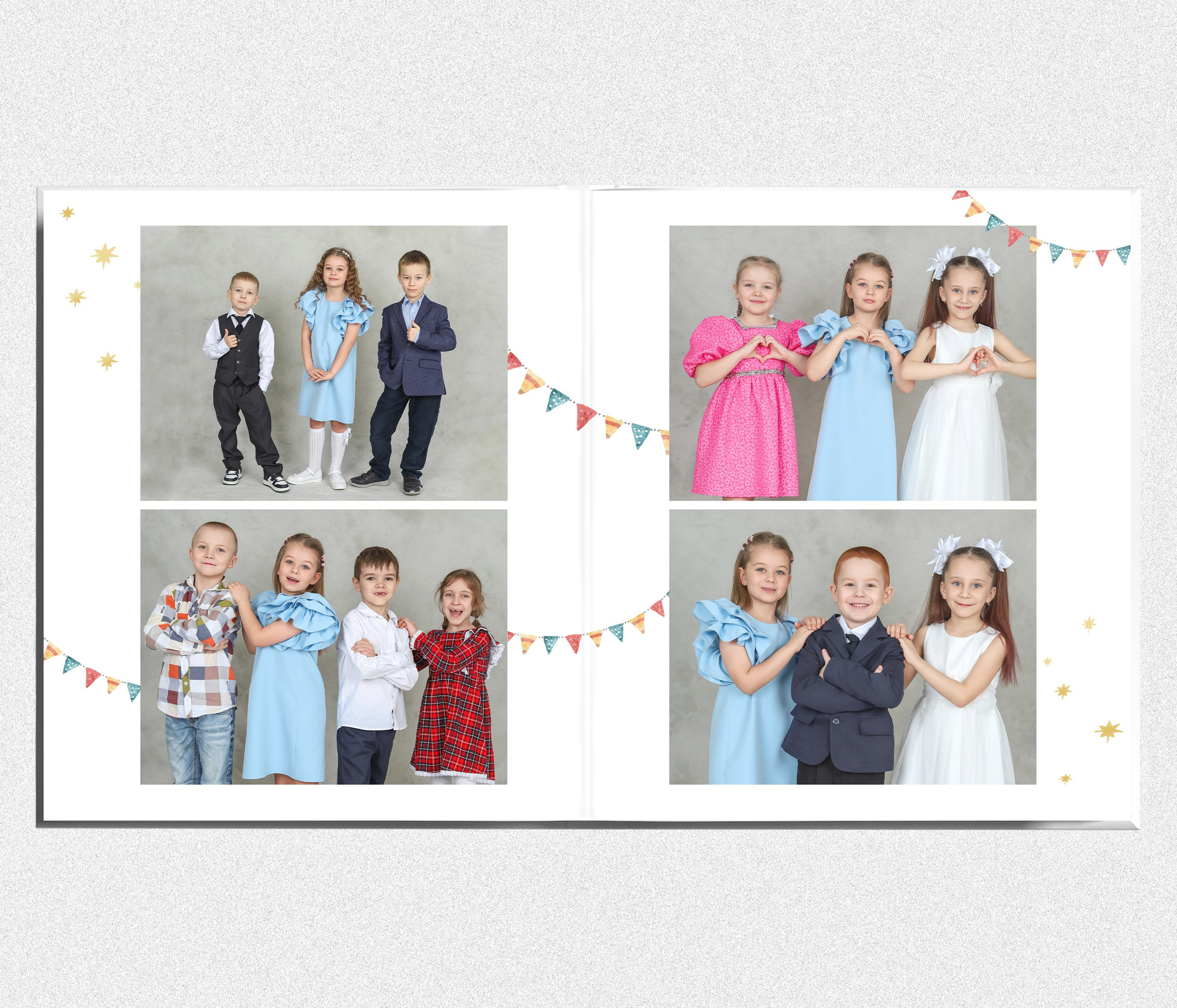 Фотокнига "Майн" для выпускника детского сада. Выпускные альбомы в Тюмени для школ, садов, вузов спортивных секций