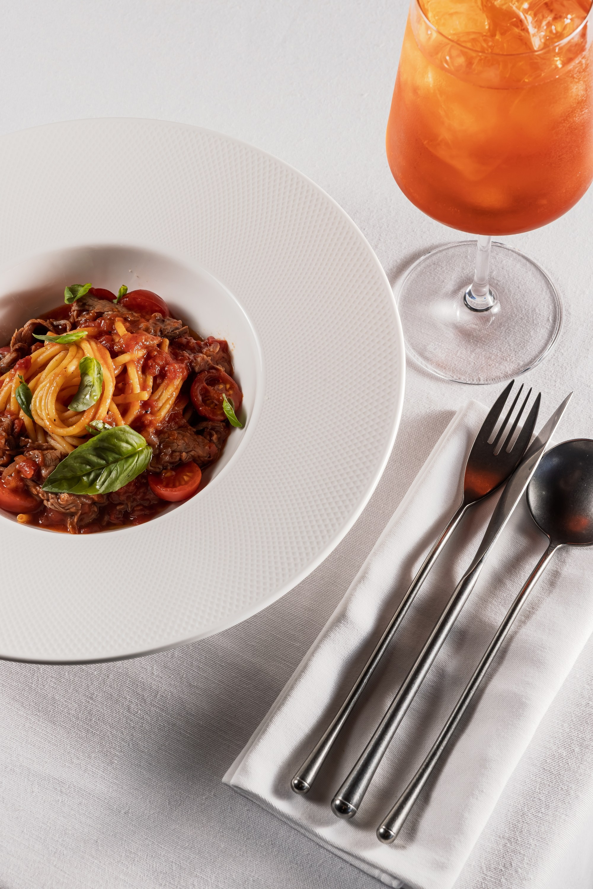 Съёмка меню La Latteria Garden Italian Restaurant — фото итальянской кухни в Коломенском