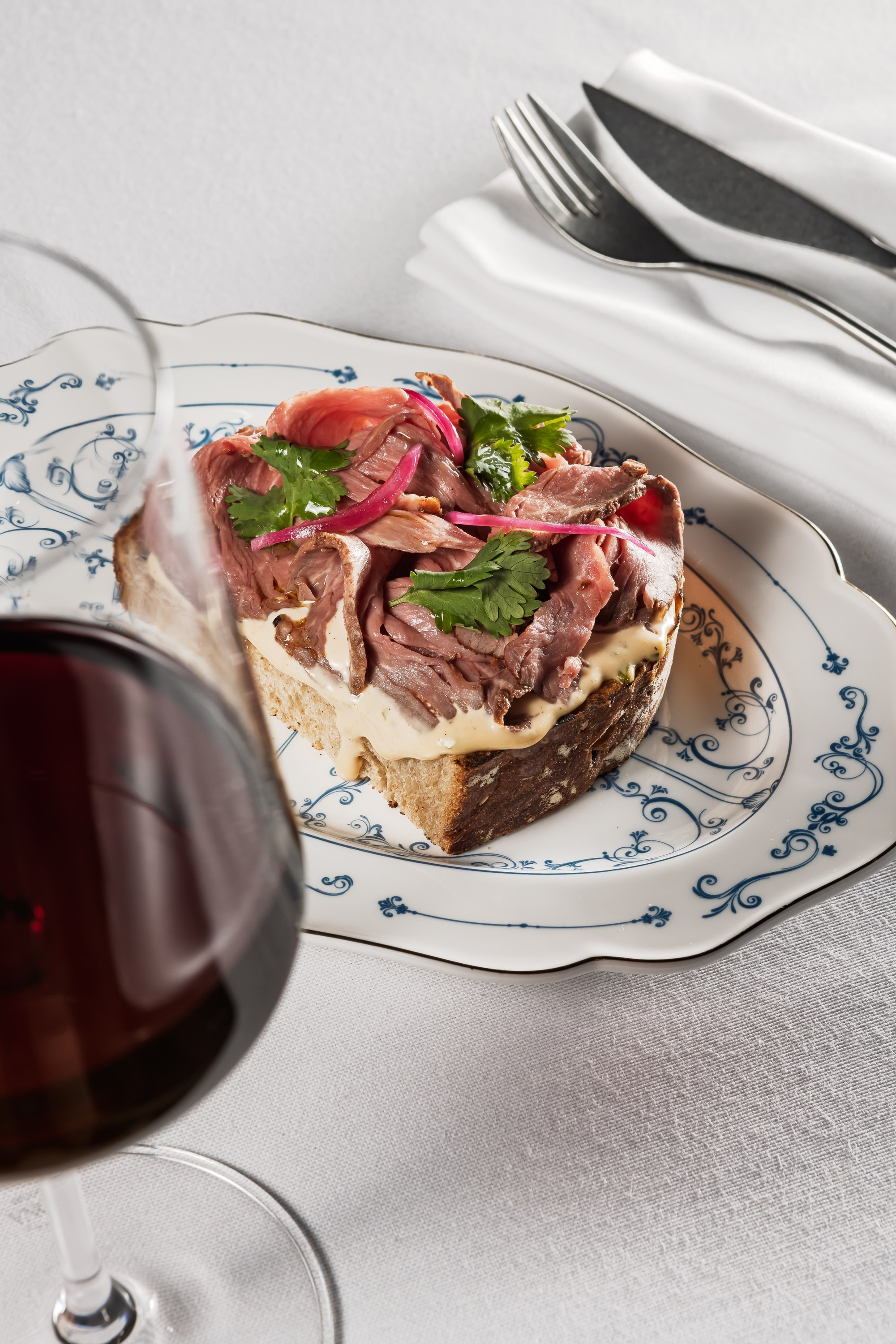 Съёмка меню La Latteria Garden Italian Restaurant — фото итальянской кухни в Коломенском