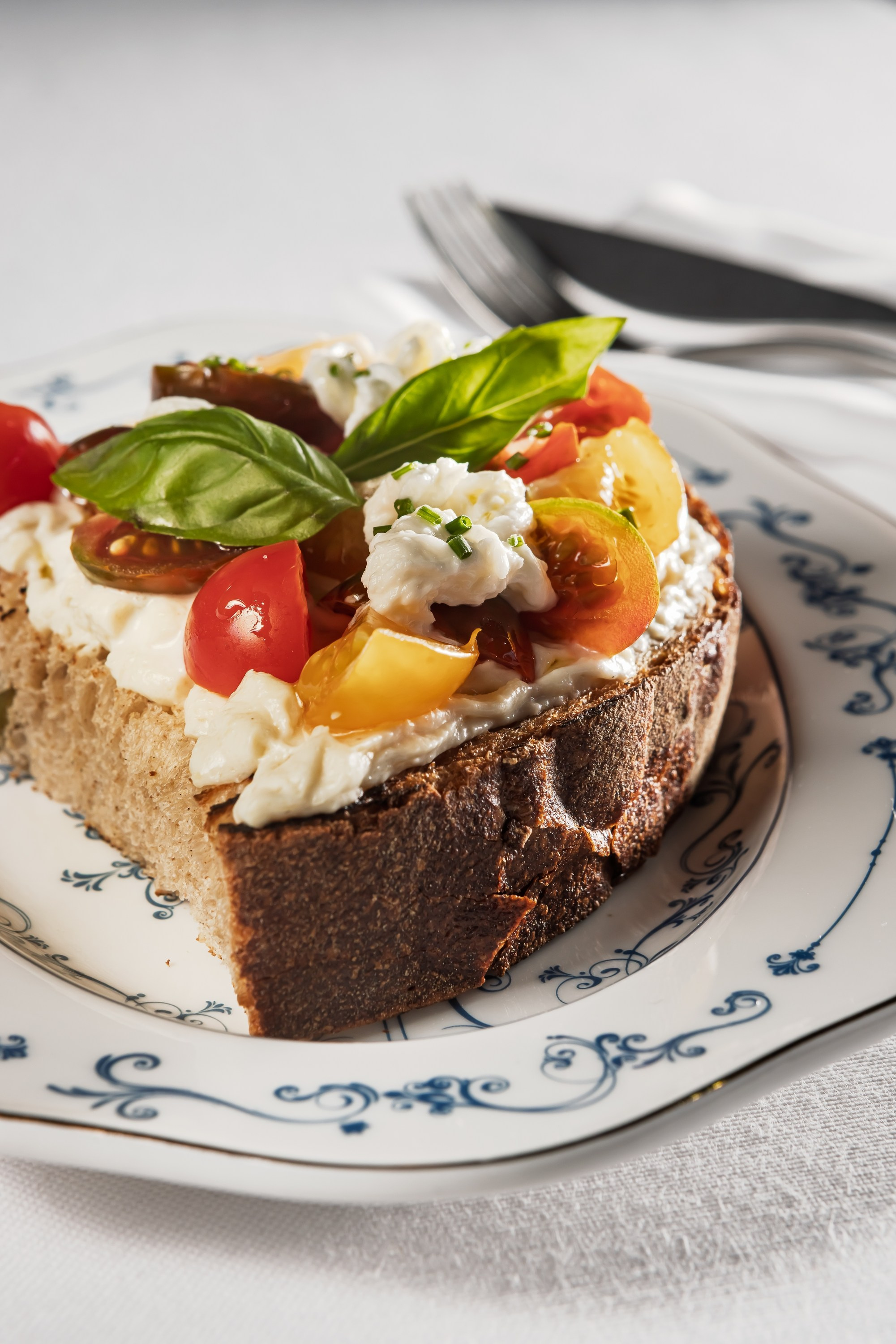Съёмка меню La Latteria Garden Italian Restaurant — фото итальянской кухни в Коломенском