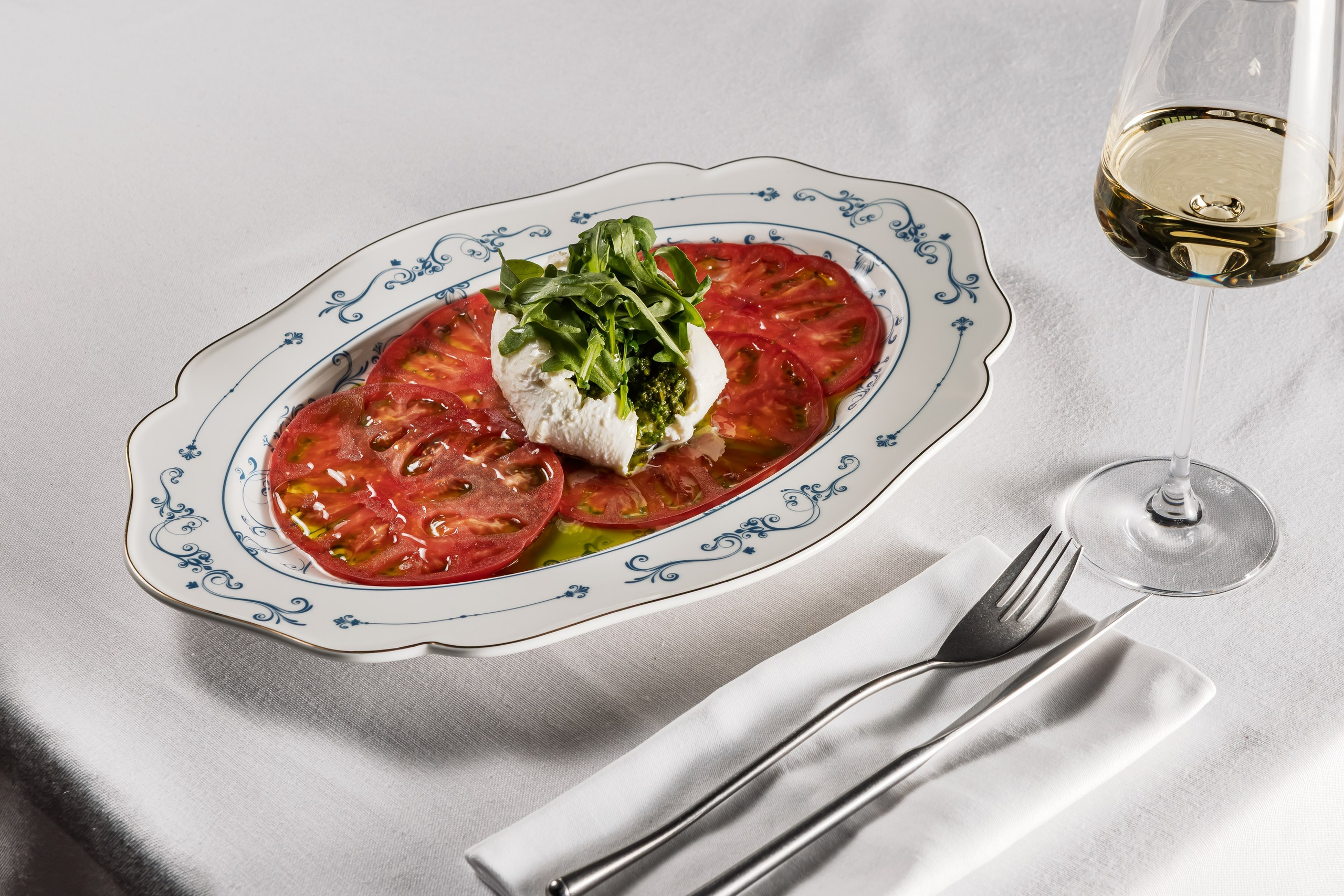 Съёмка меню La Latteria Garden Italian Restaurant — фото итальянской кухни в Коломенском