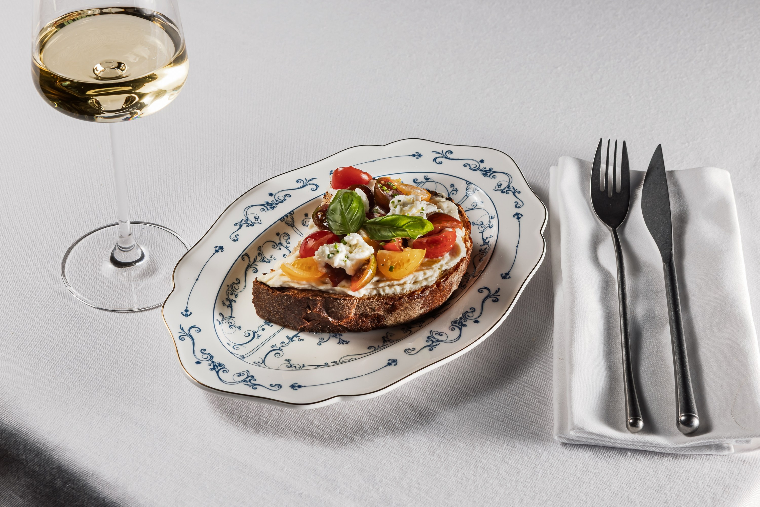 Съёмка меню La Latteria Garden Italian Restaurant — фото итальянской кухни в Коломенском