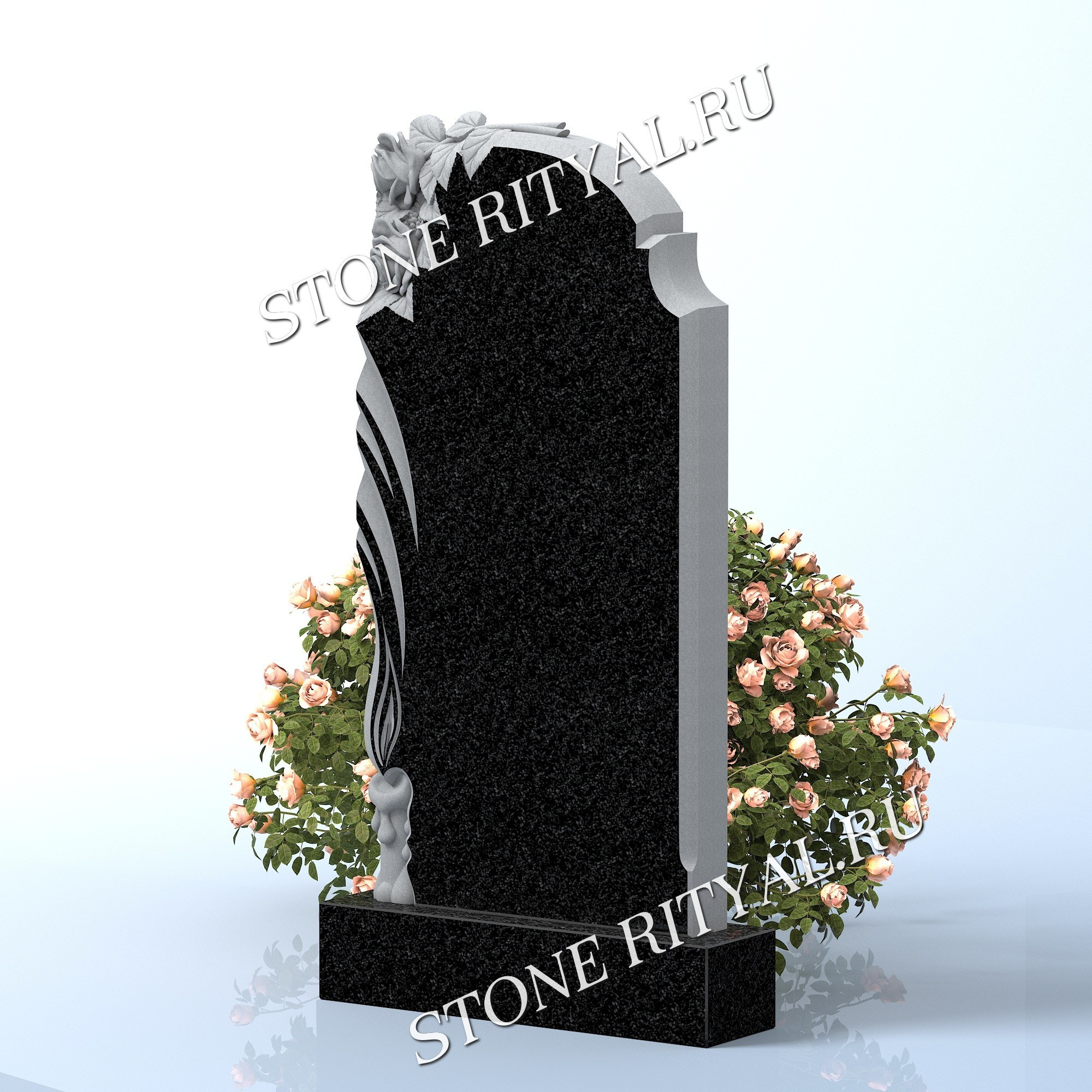 Вертикальные памятники фигурные. Изготовление и установка памятников в Москве и МО