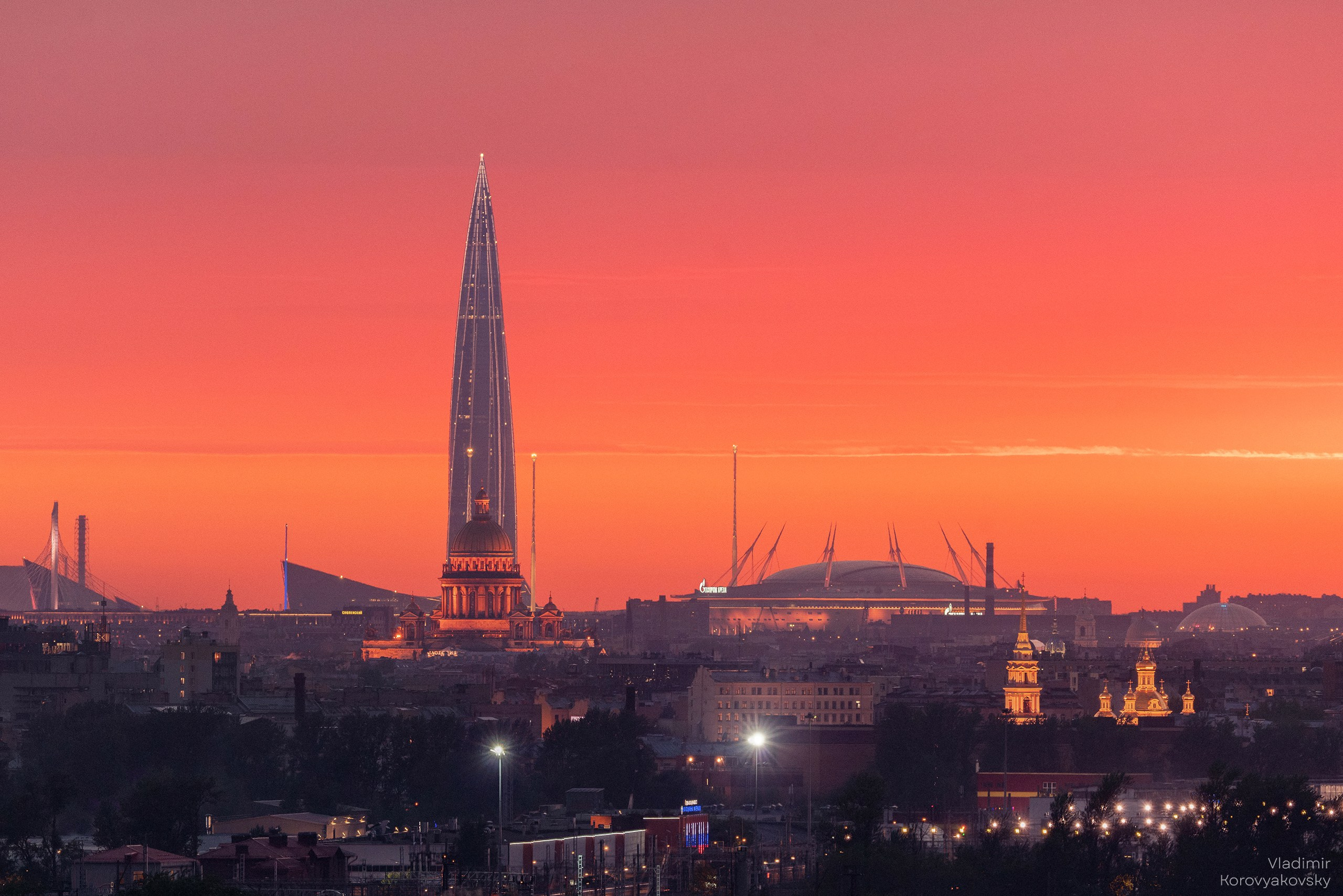City landscape. Photographer Vladimir Korovyakovsky