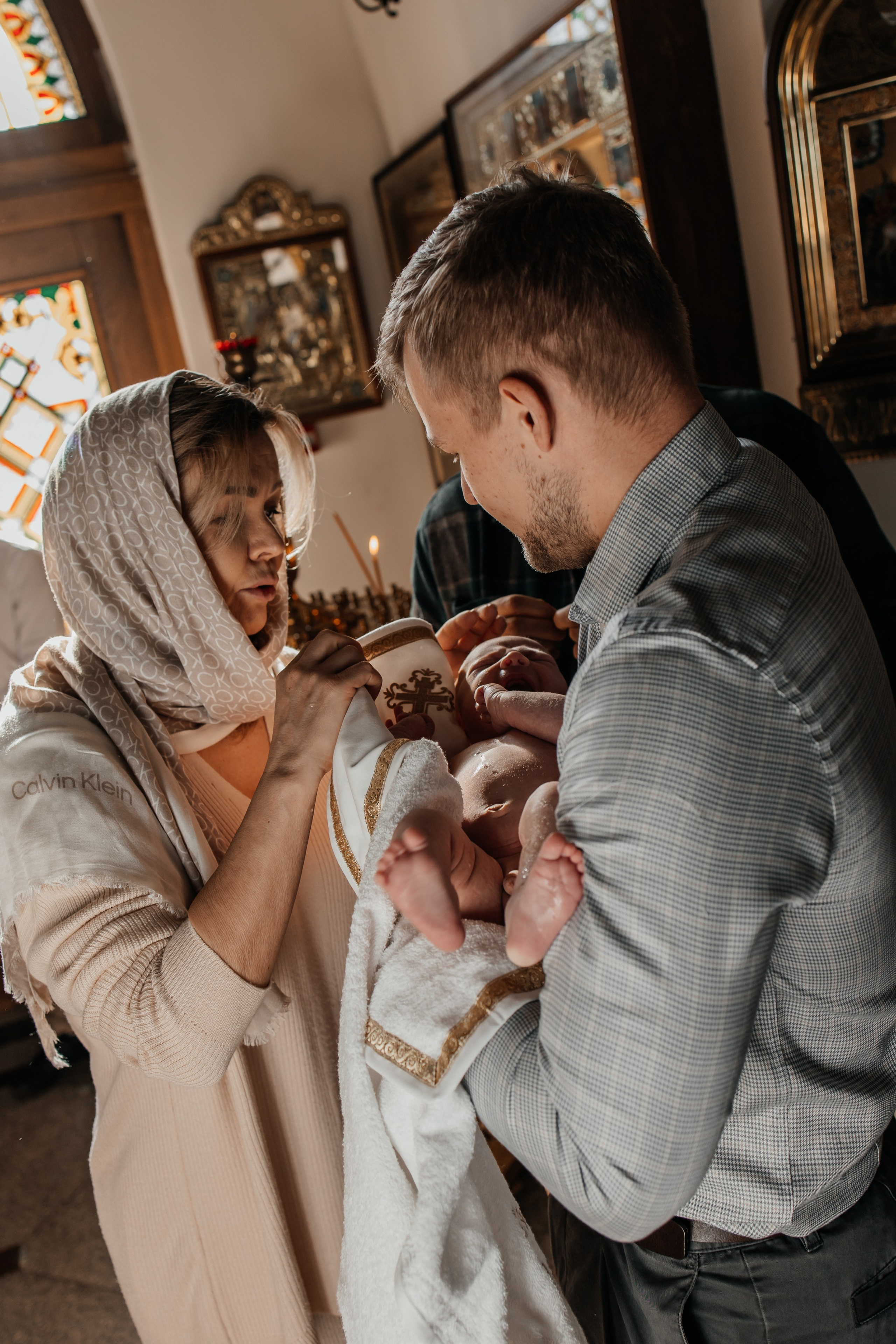 Таинство крещения. Семейный и женский фотограф в Москве Елизавета Волкова