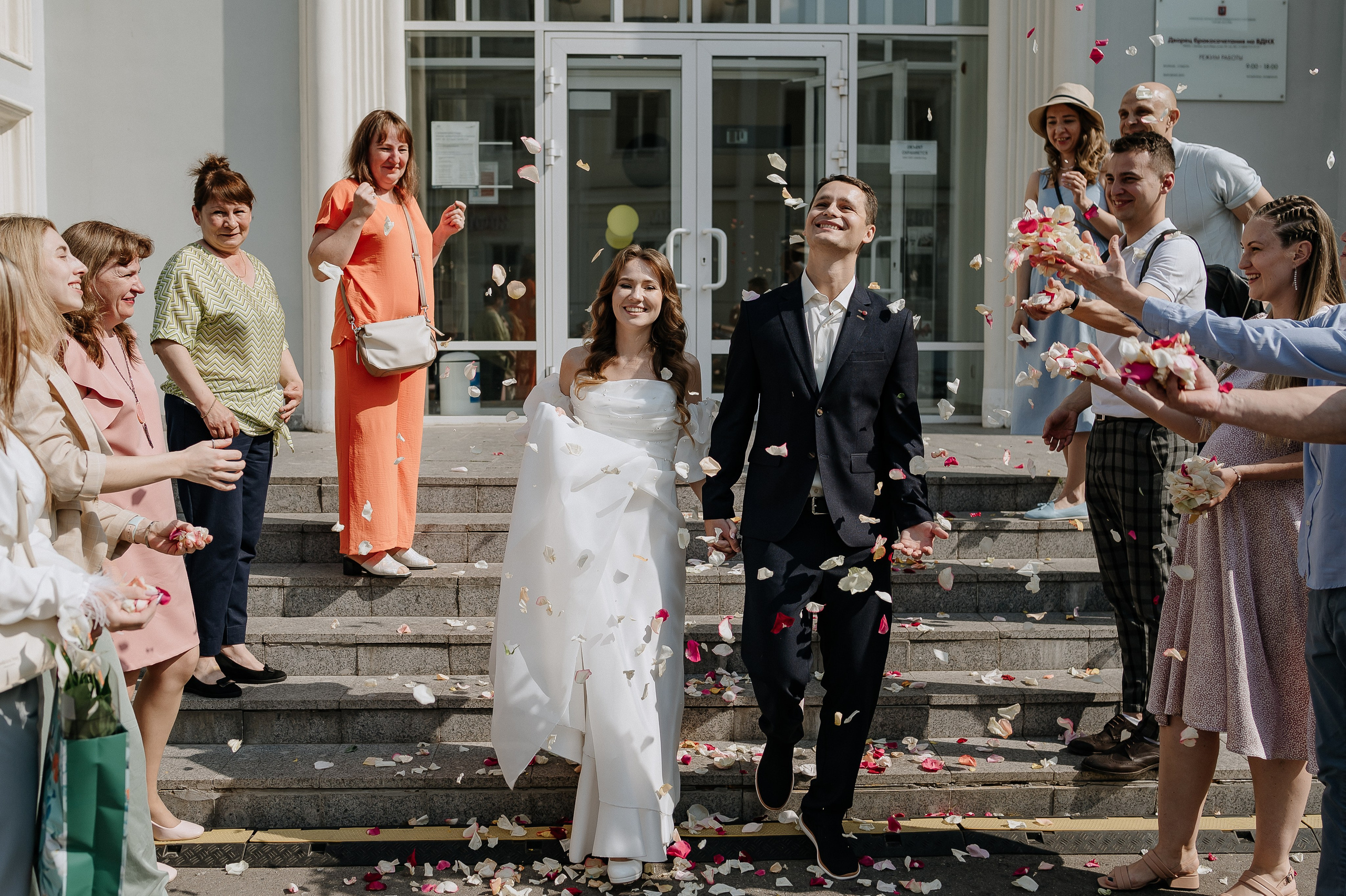 Поздравление гостей после росписи