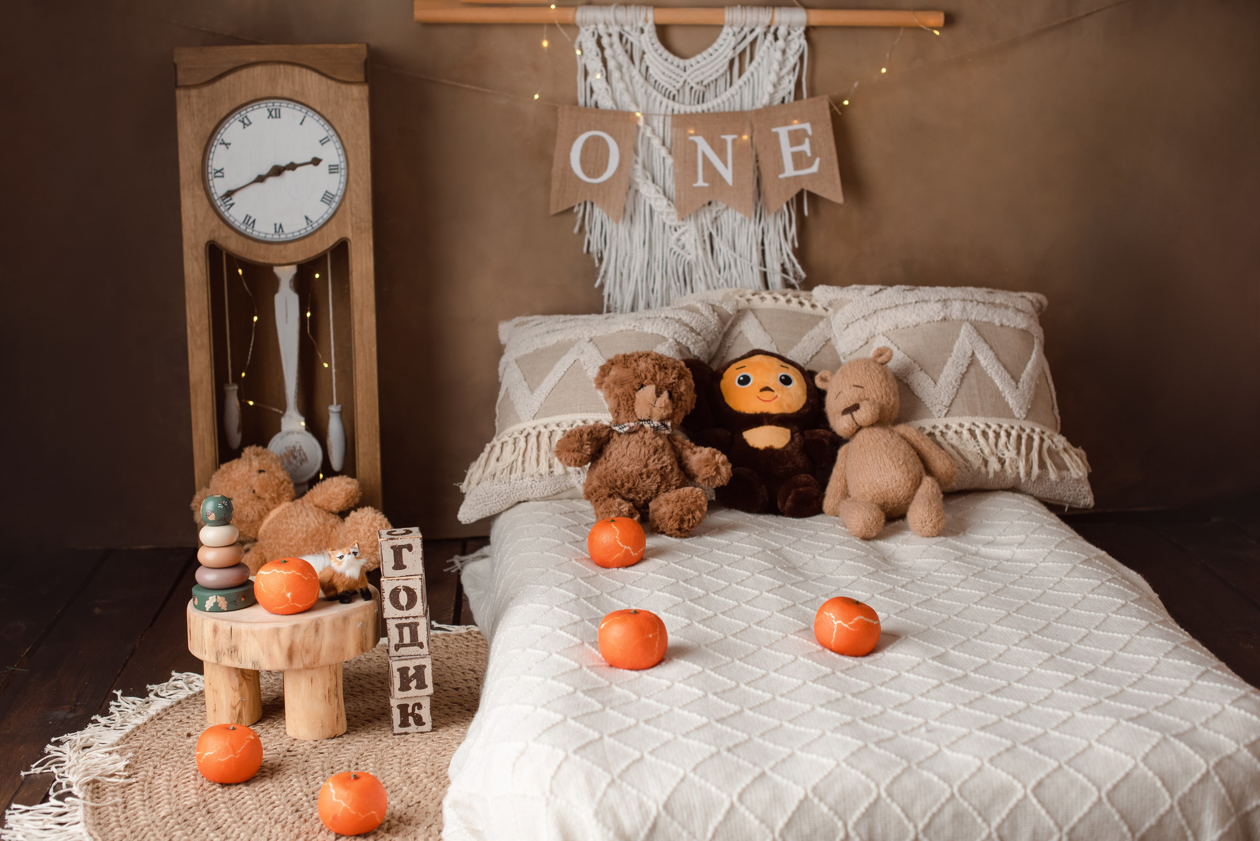 Фотозоны на Годик «Крафт». Фотограф Новорожденных во Владивостоке Ольга Галаницкая