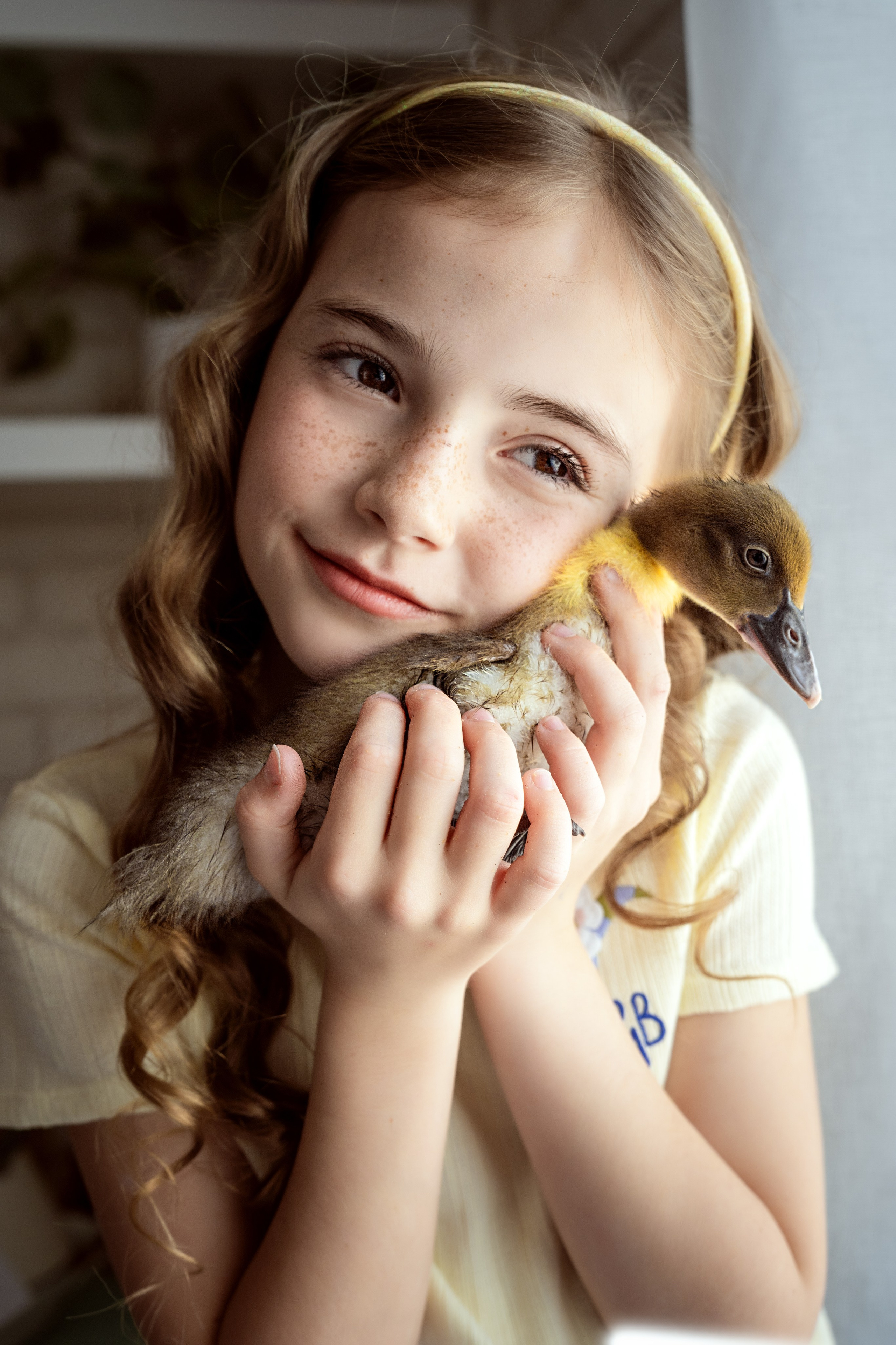 фотосессия для детей с утятами