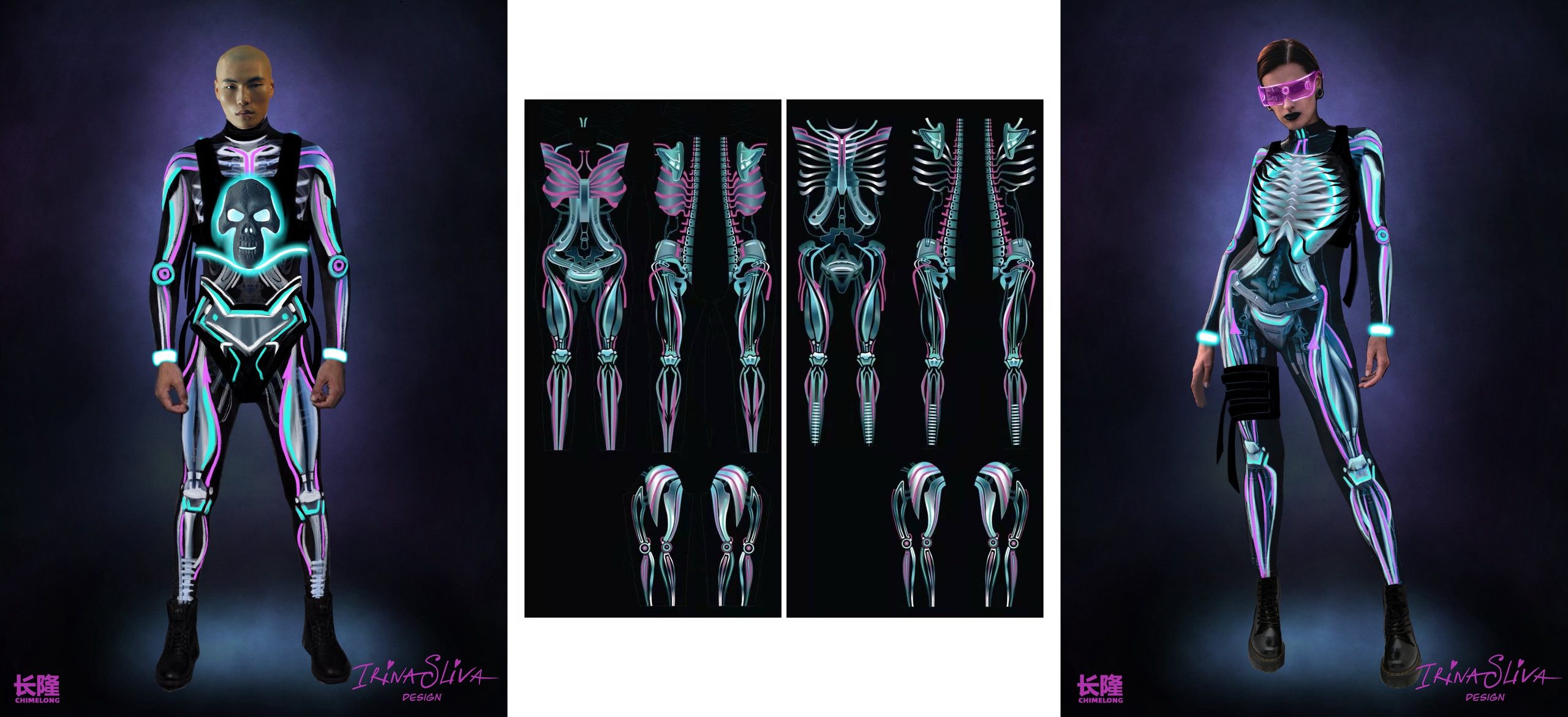 ACROBATIC AND DANCE. Costume Design for Theme Parks & Live Performances | Character & Parade & Stage Costumes | 2D & 3D Costume Illustrations