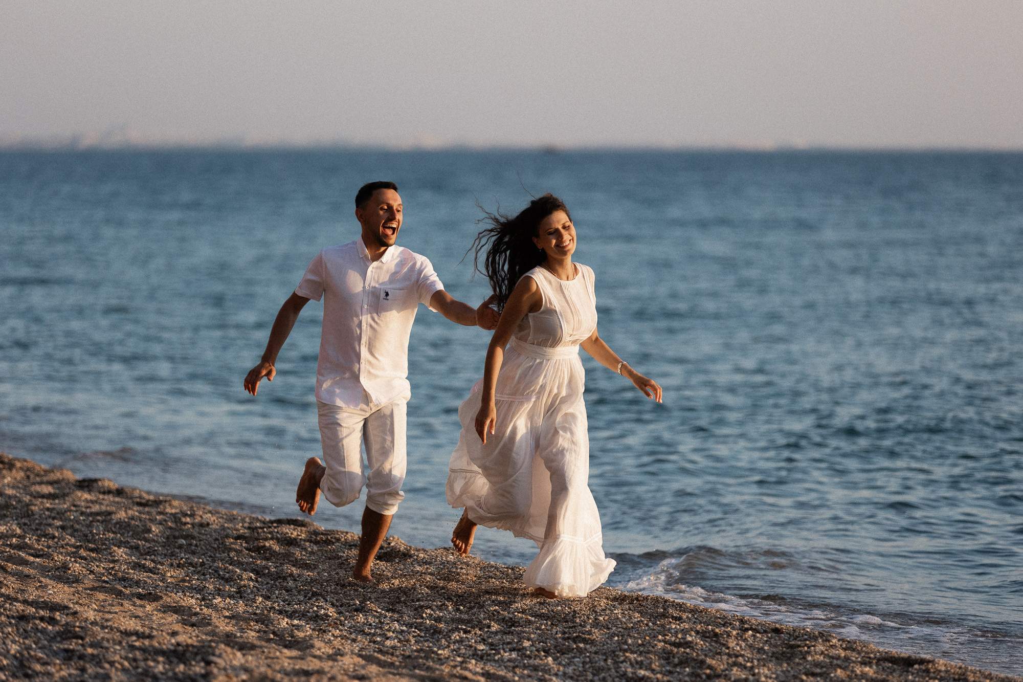 Женя и Настя - Лавстори на западном берегу Крыма в Орловке и Каче. Свадебный фотограф, фотосъемка в Крыму, Севастополе, Симферополе, Ялте