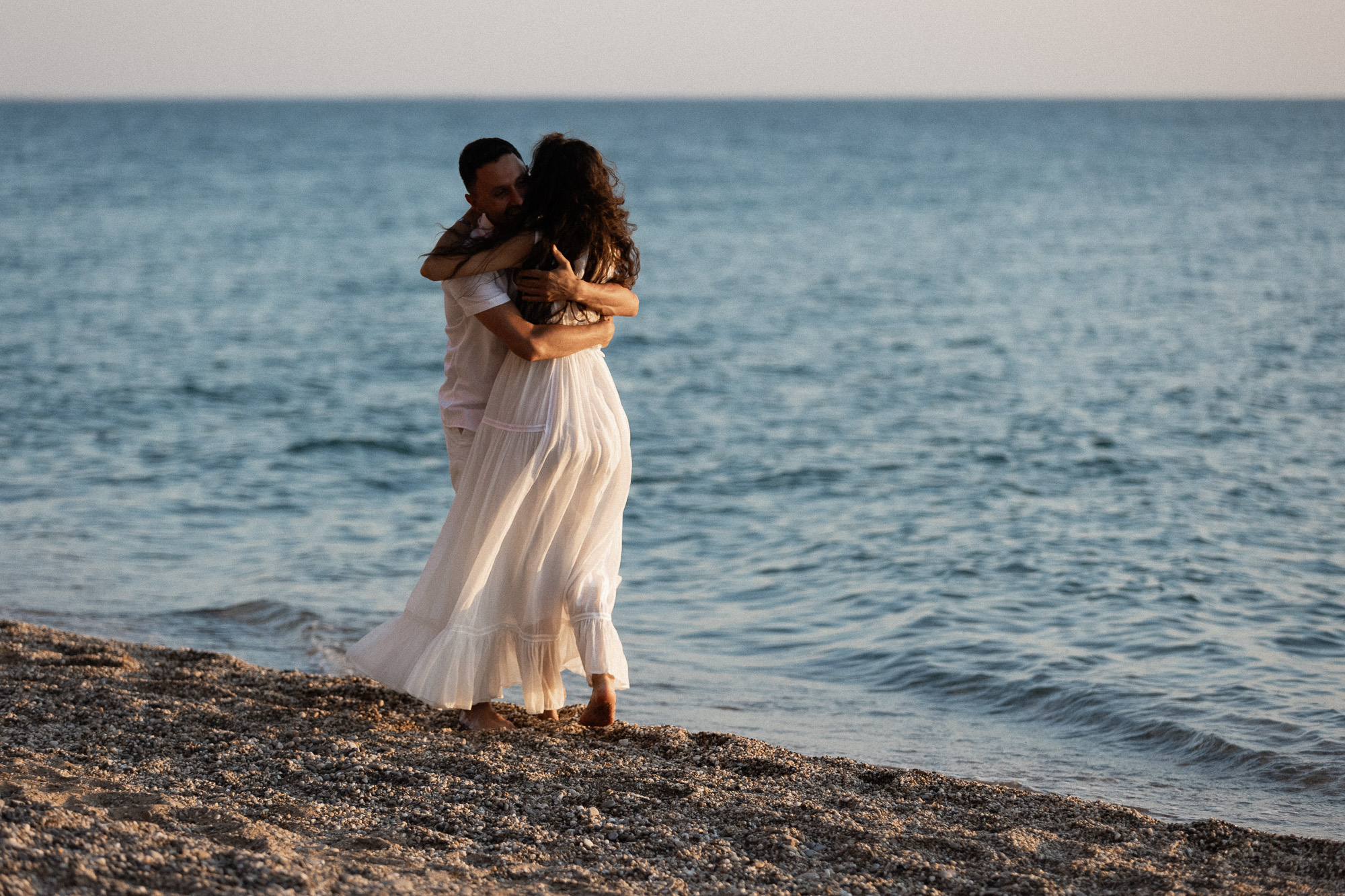 Женя и Настя - Лавстори на западном берегу Крыма в Орловке и Каче. Свадебный фотограф, фотосъемка в Крыму, Севастополе, Симферополе, Ялте