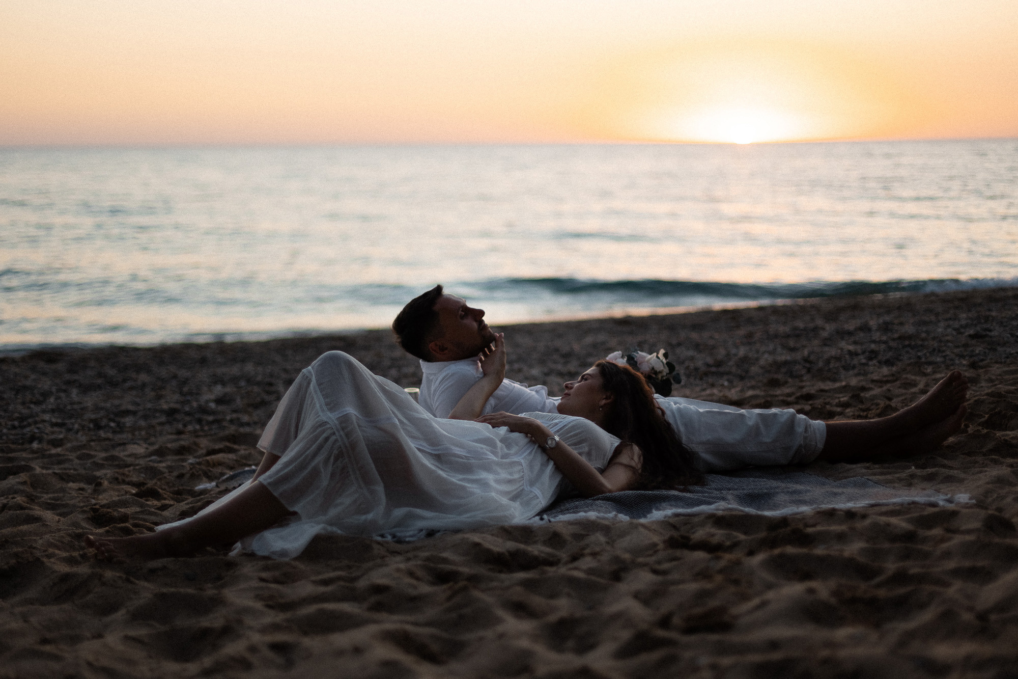 Женя и Настя - Лавстори на западном берегу Крыма в Орловке и Каче. Свадебный фотограф, фотосъемка в Крыму, Севастополе, Симферополе, Ялте