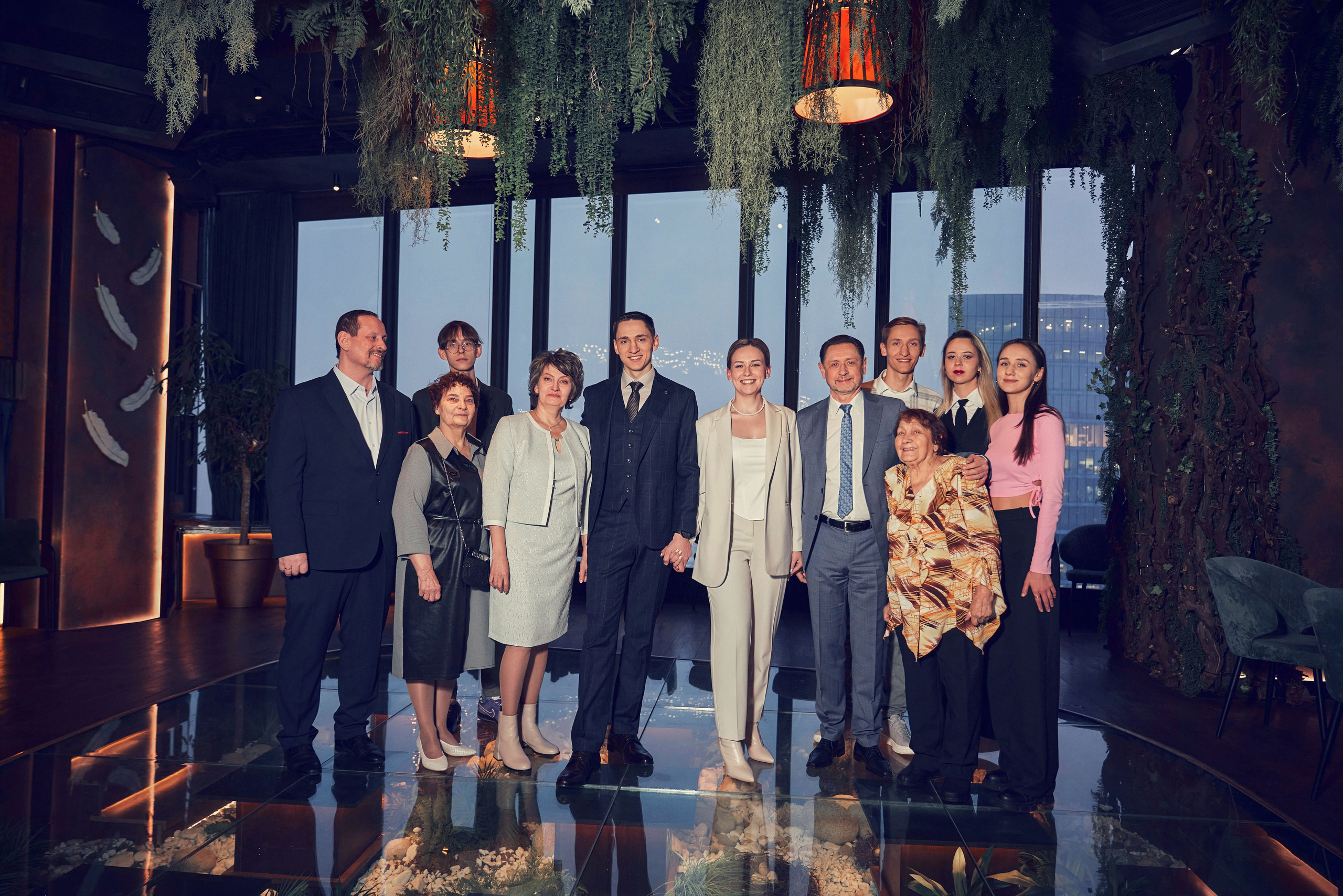 Свадебная Фотосессия в Москва-Сити, роспись в Birds