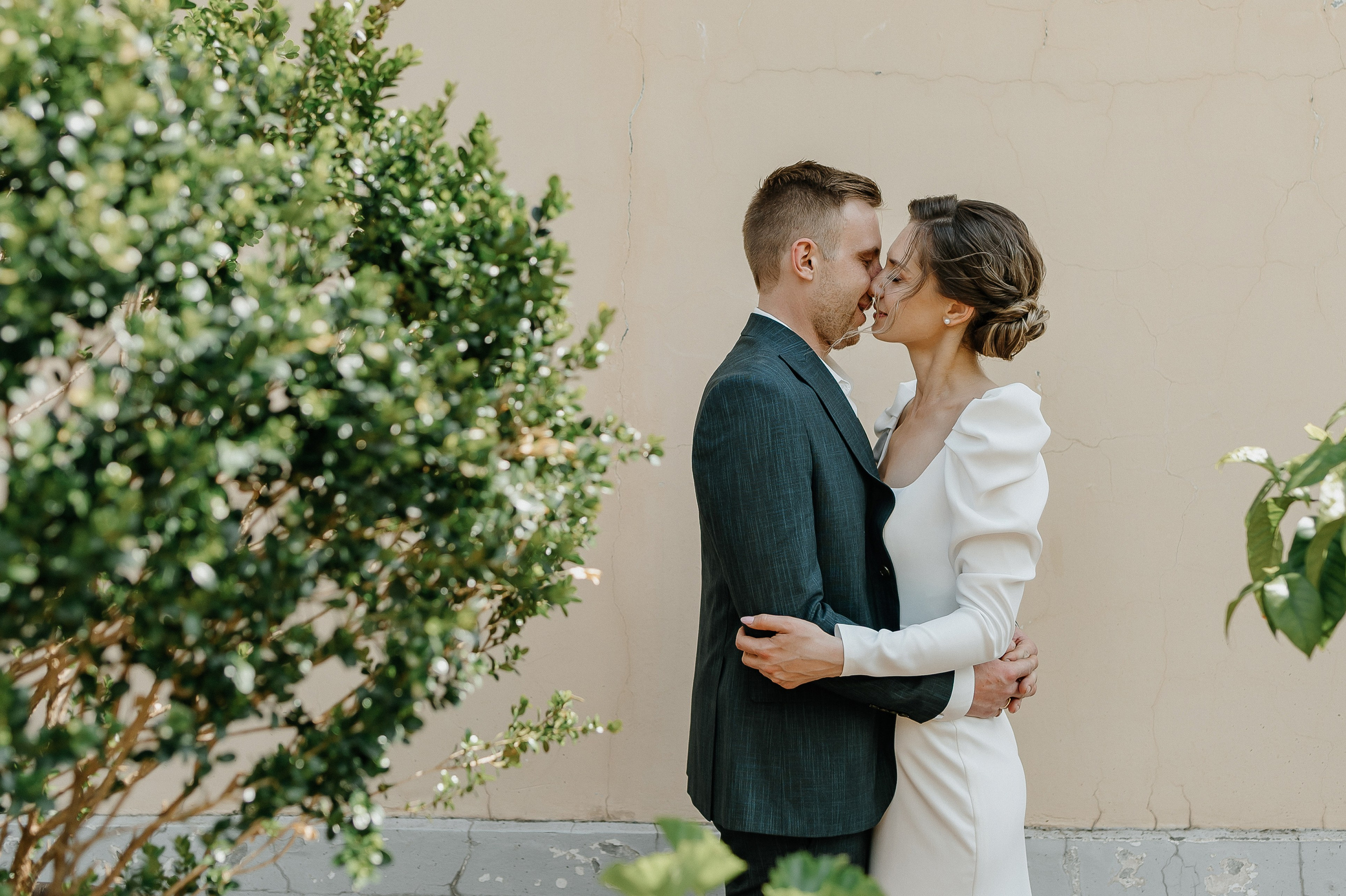 Невеста и жених в Царицыно