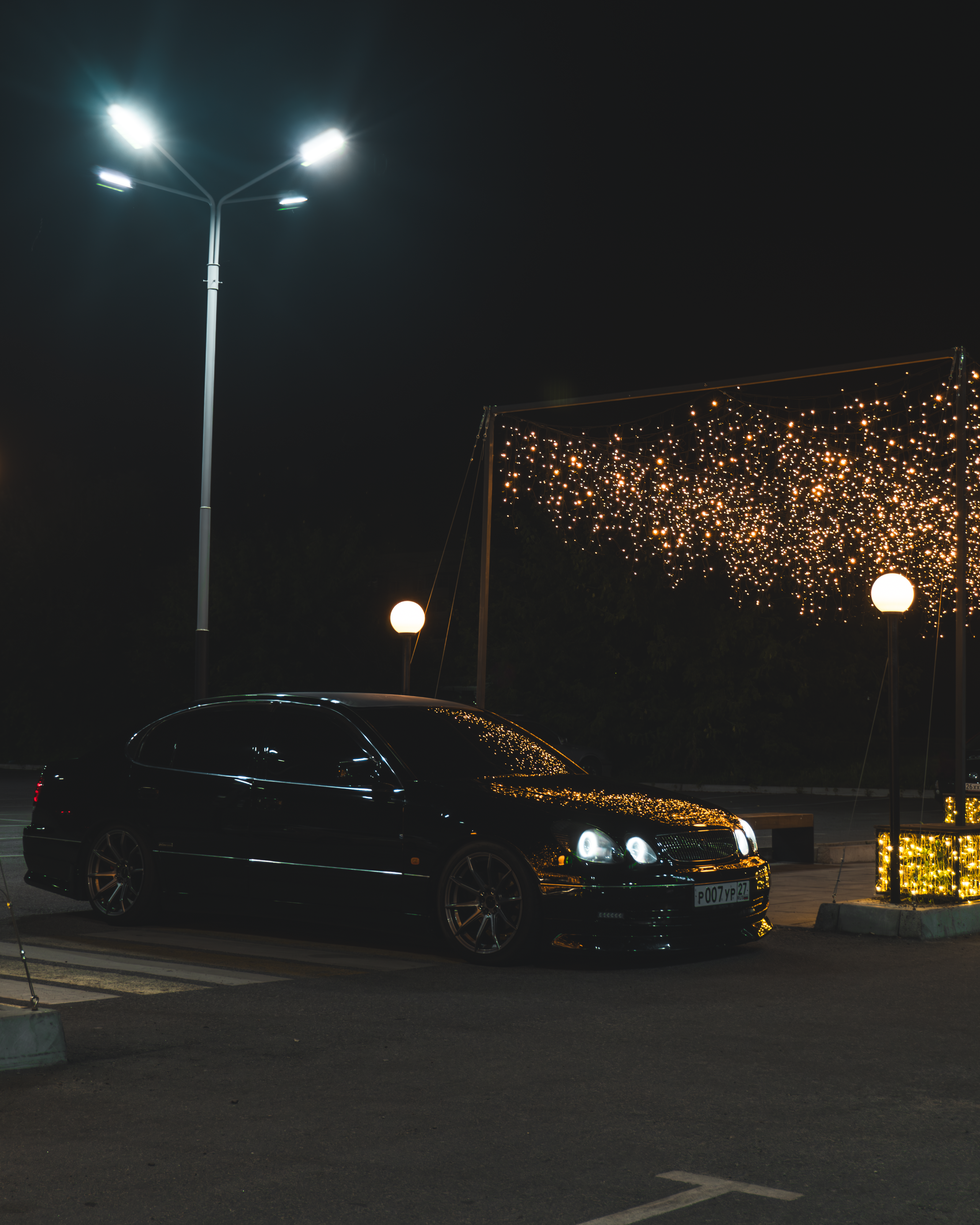 Toyota Aristo: в огнях Хабаровска