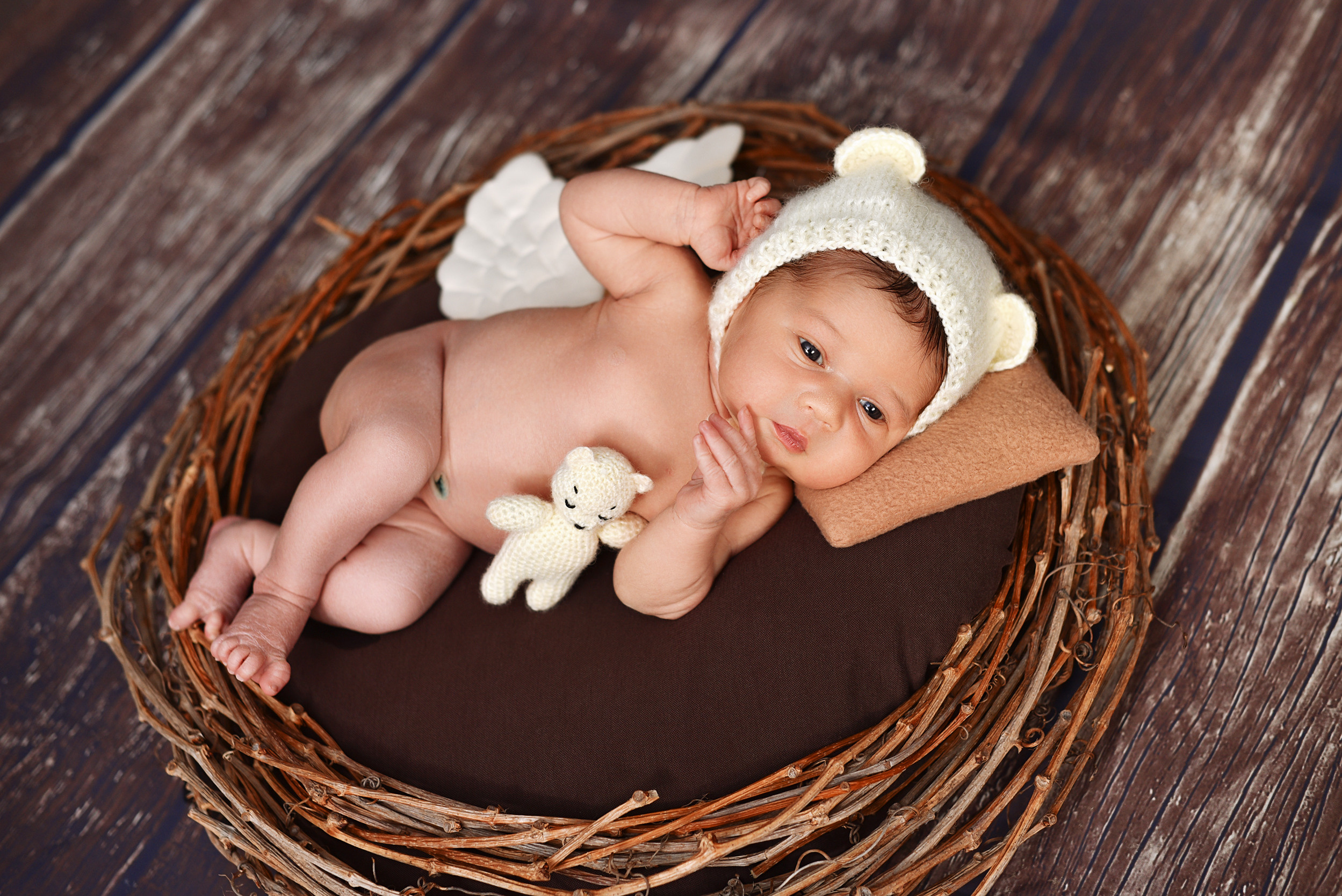 Марк — 13 дней. Фотограф беременности и новорожденных малышей Анастасия Никитина