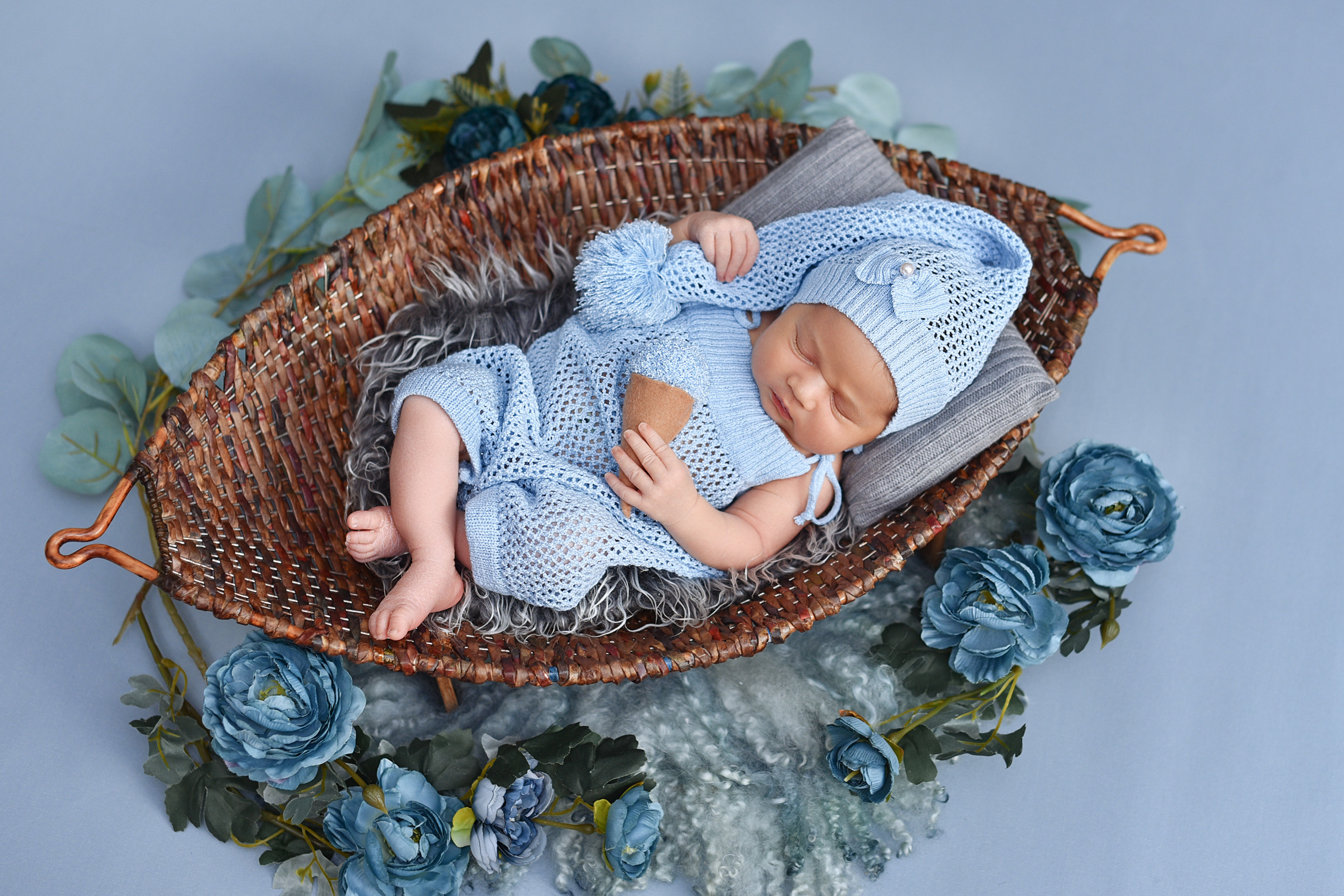 Марк — 13 дней. Фотограф беременности и новорожденных малышей Анастасия Никитина