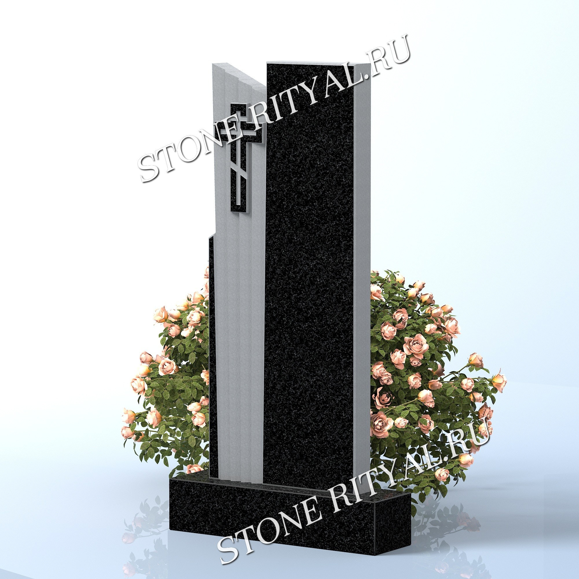 Вертикальные памятники фигурные. Изготовление и установка памятников в Москве и МО