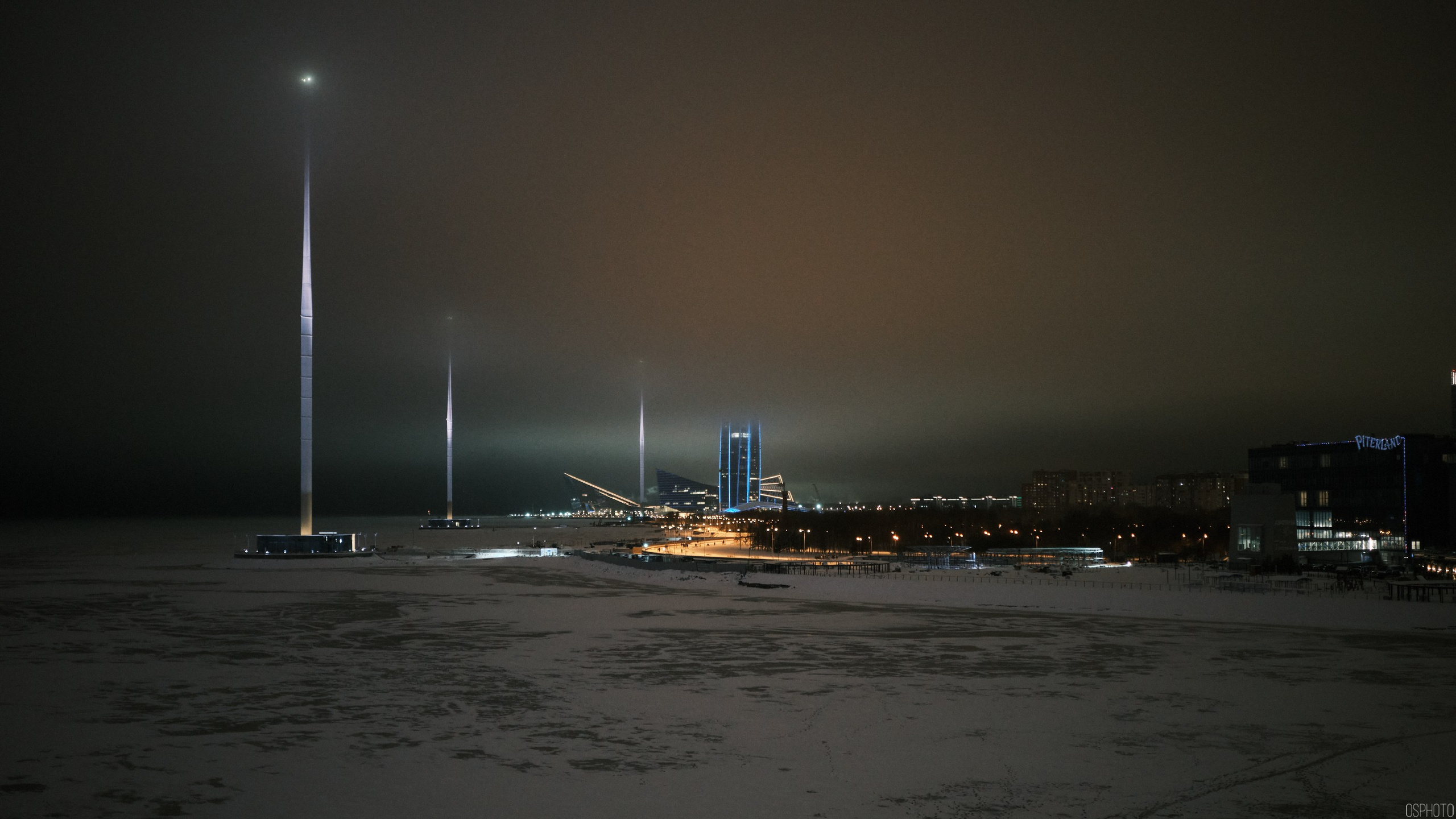 Снег и туман в Санкт-Петербурге. Фотографъ Сергѣевъ. Поймать мгновеніе