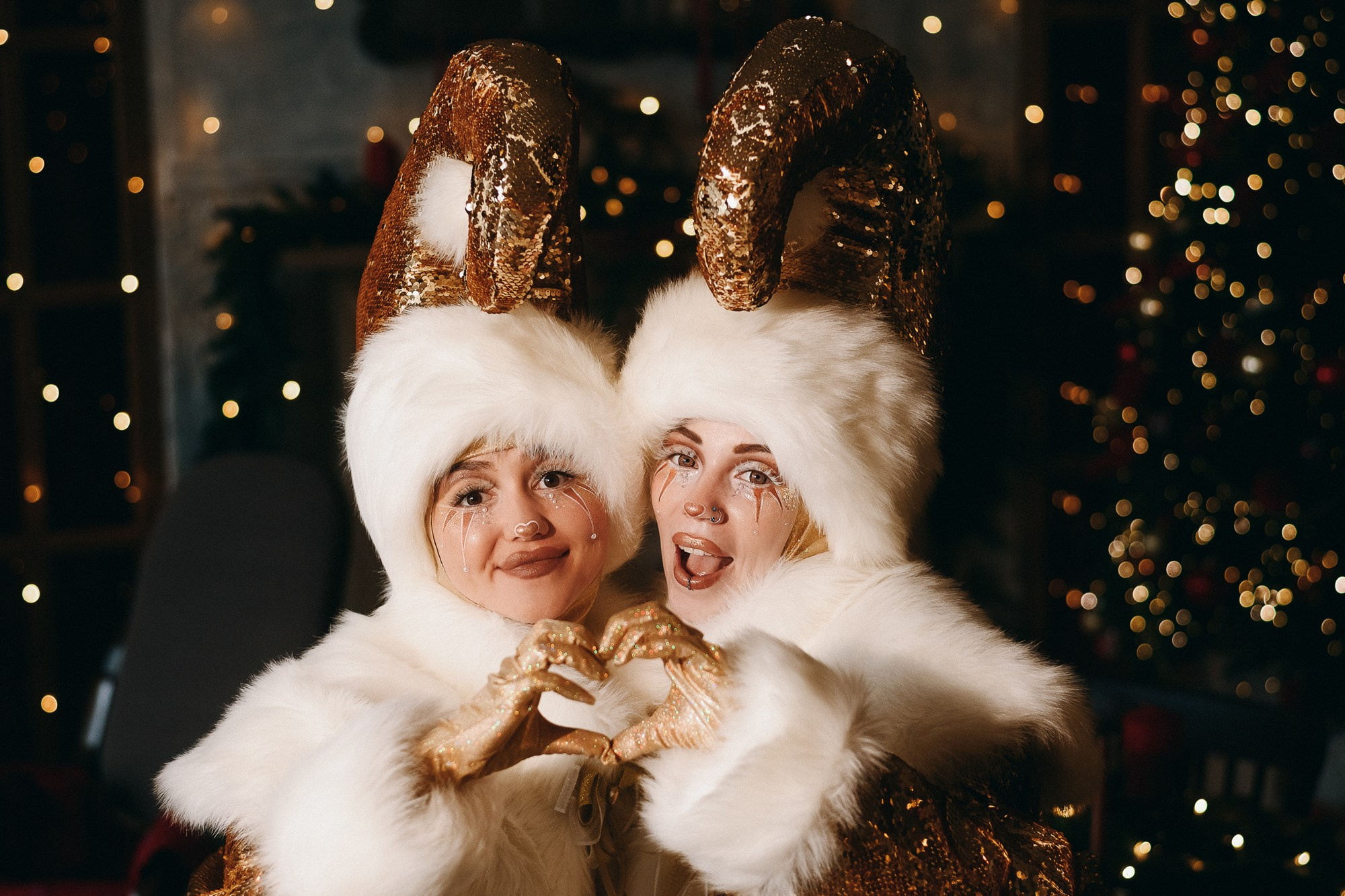 Новогодняя креативная фотосессия в Тюмени | Фотограф Дарья Мустафина. Портретный фотограф Тюмень Дарья Мустафина