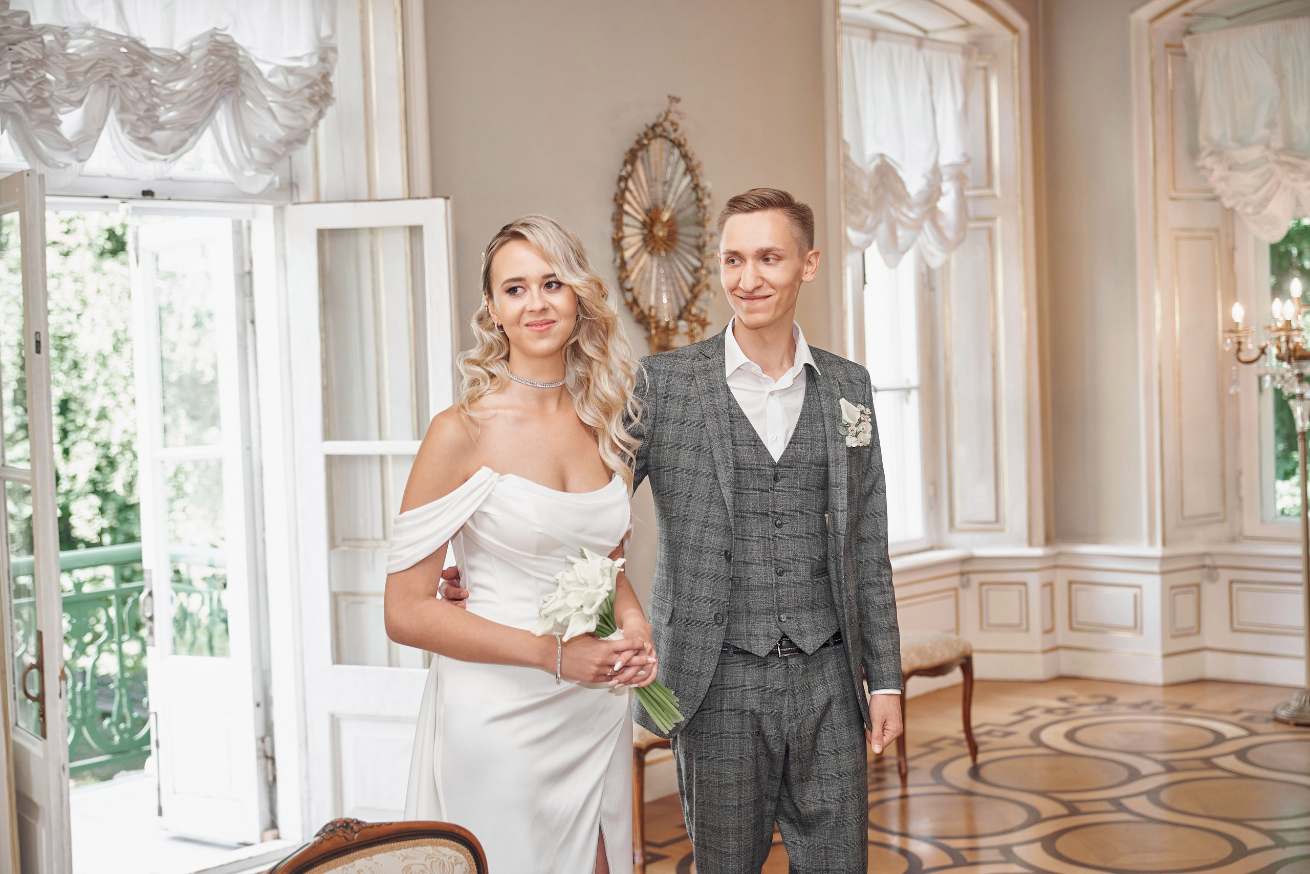 Свадебняа Фотосессия Николая и Анастасии в Кусково