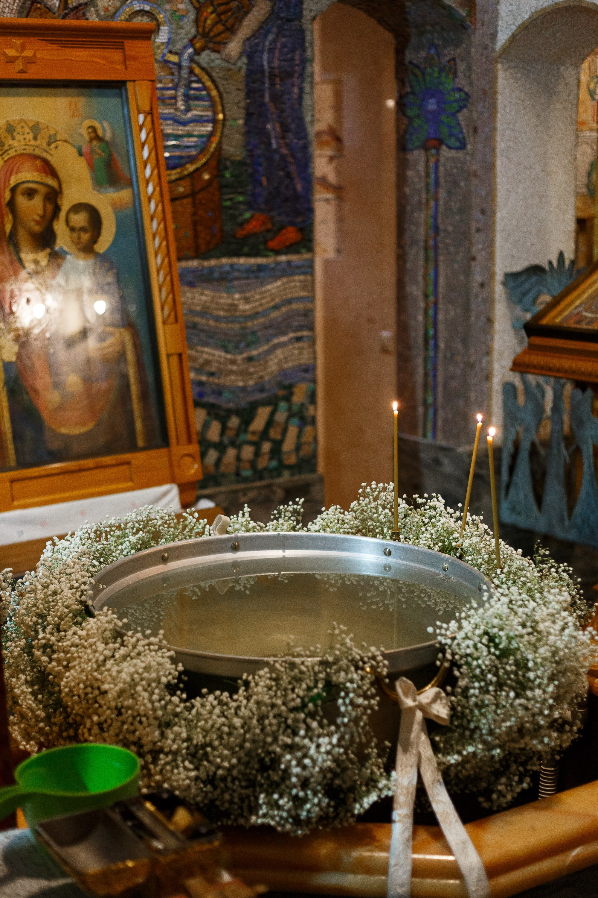 Крещение в храме Благовещения Пресвятой Богородицы