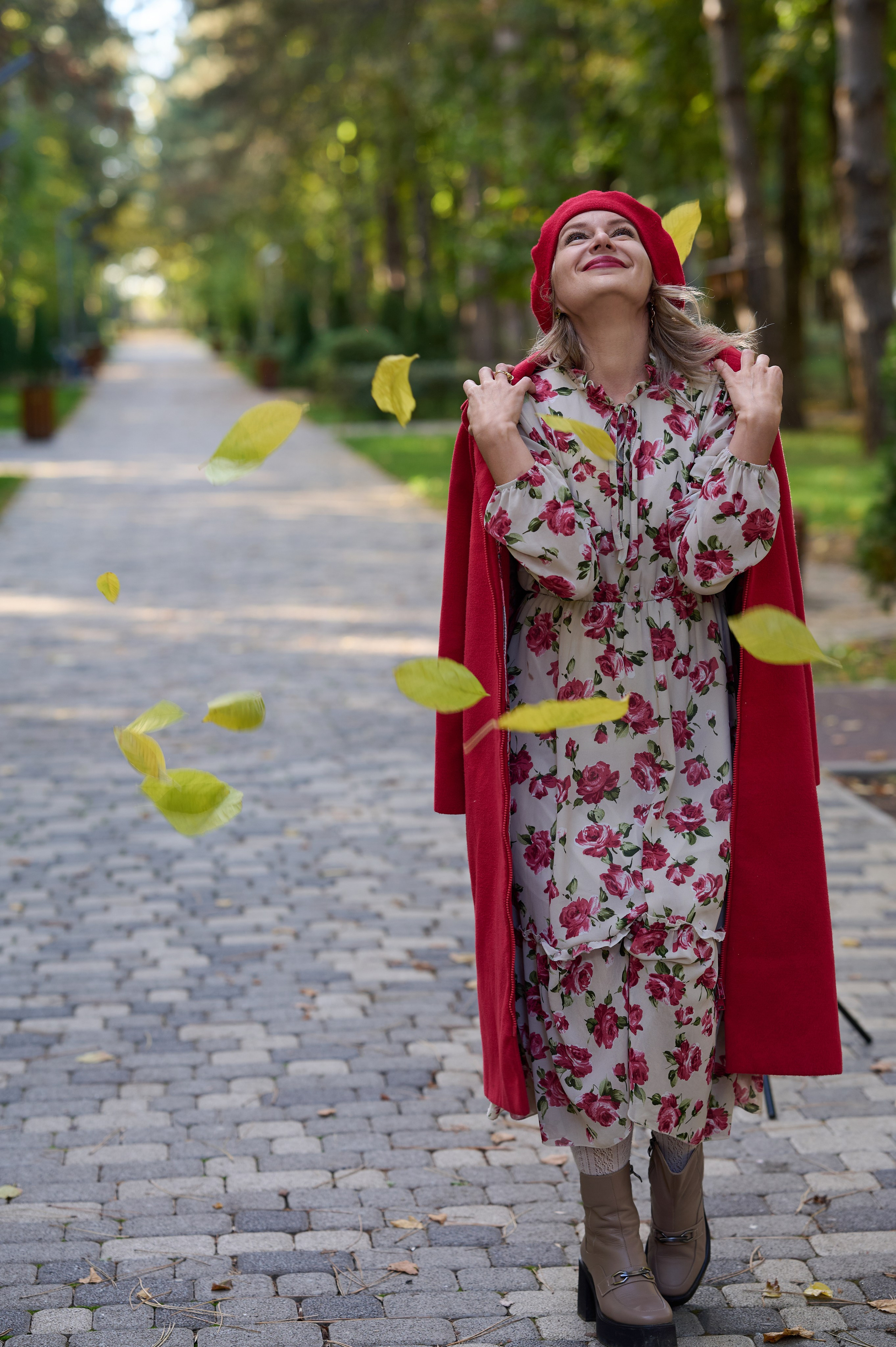 Фотосессия с Татьяной в осеннем парке. Портретный фотограф в Краснодаре Евгений Карпов