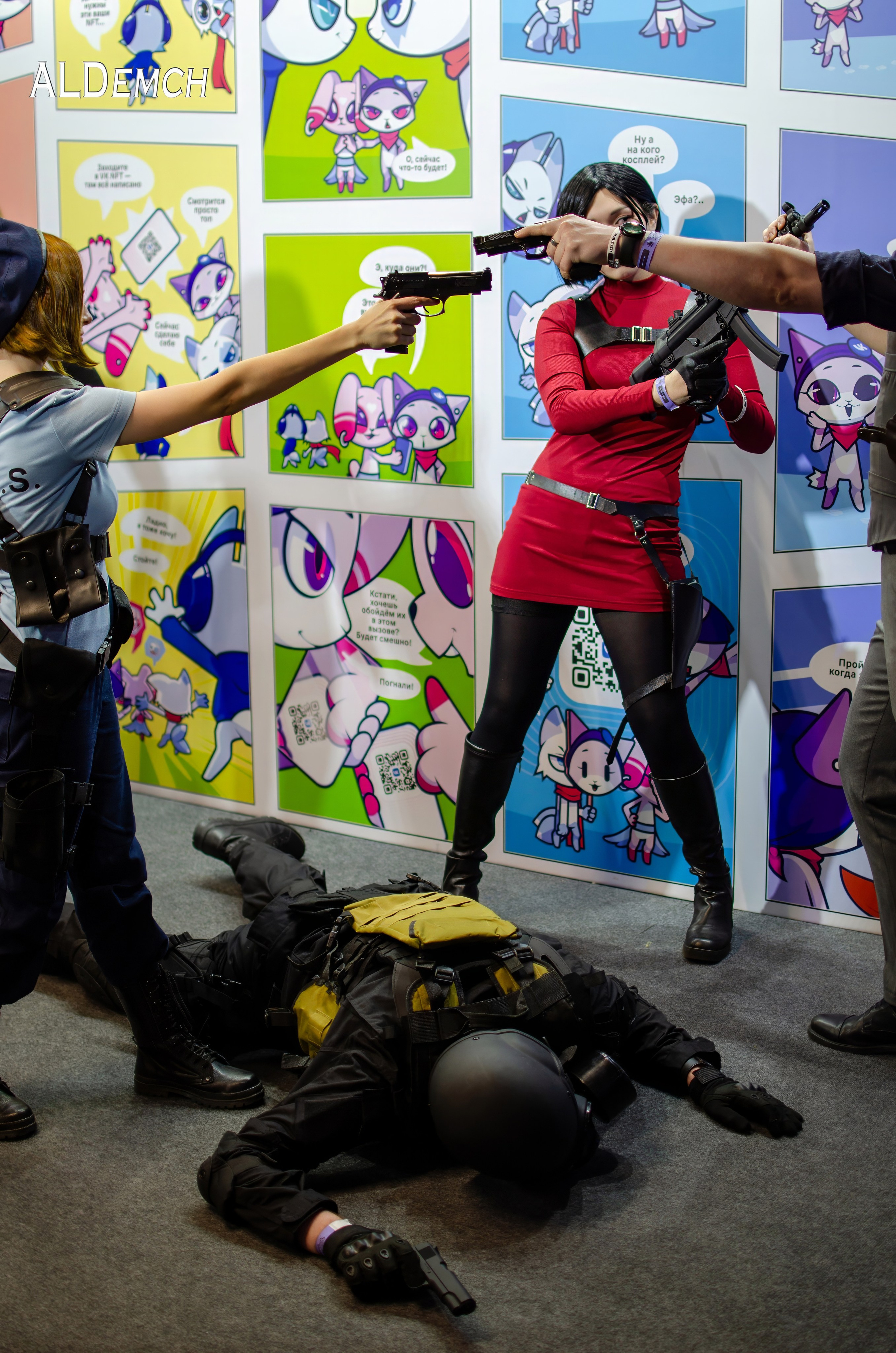 Resident Evil картинки персонажей игры и косплей фото