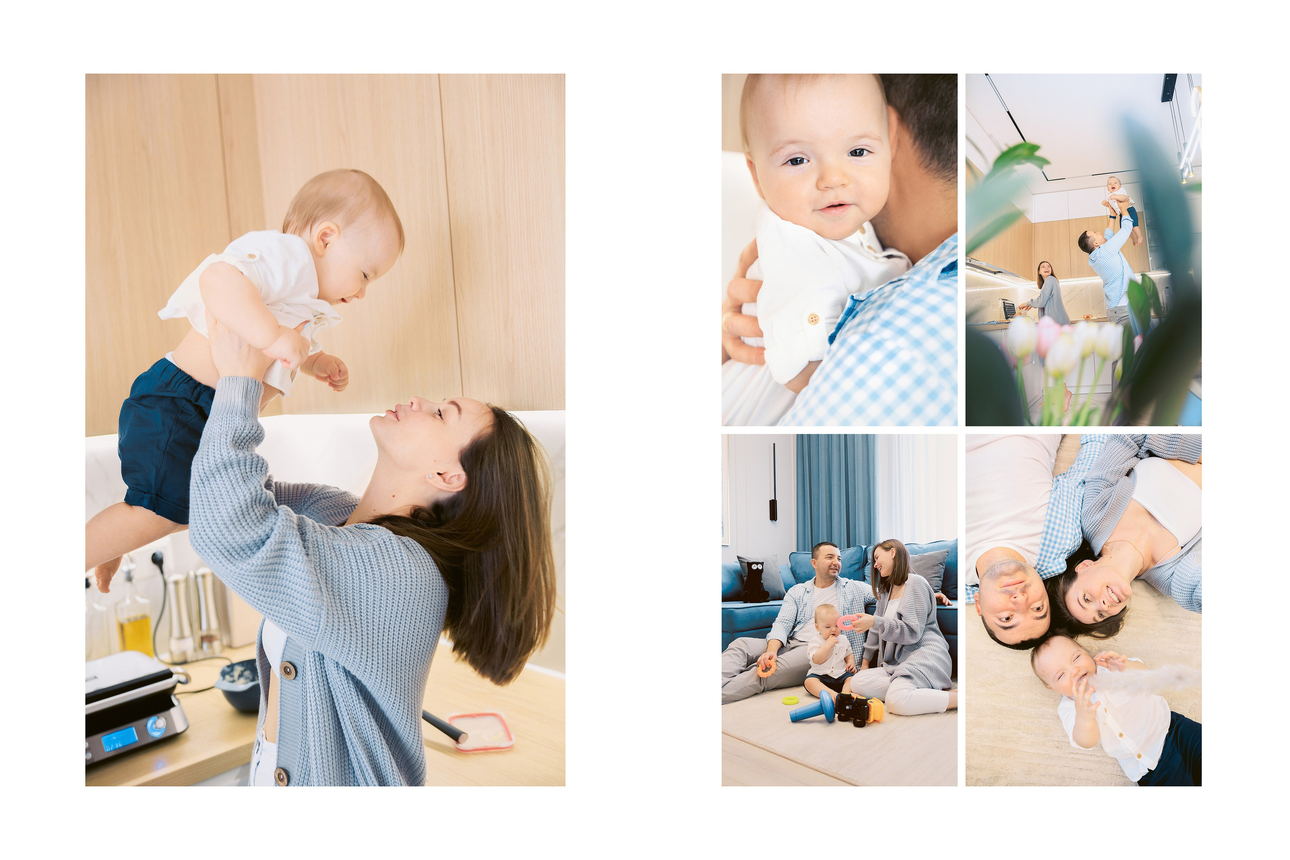 Домашняя фотосессия один годик. Фотограф Москва — Павел Михайлов