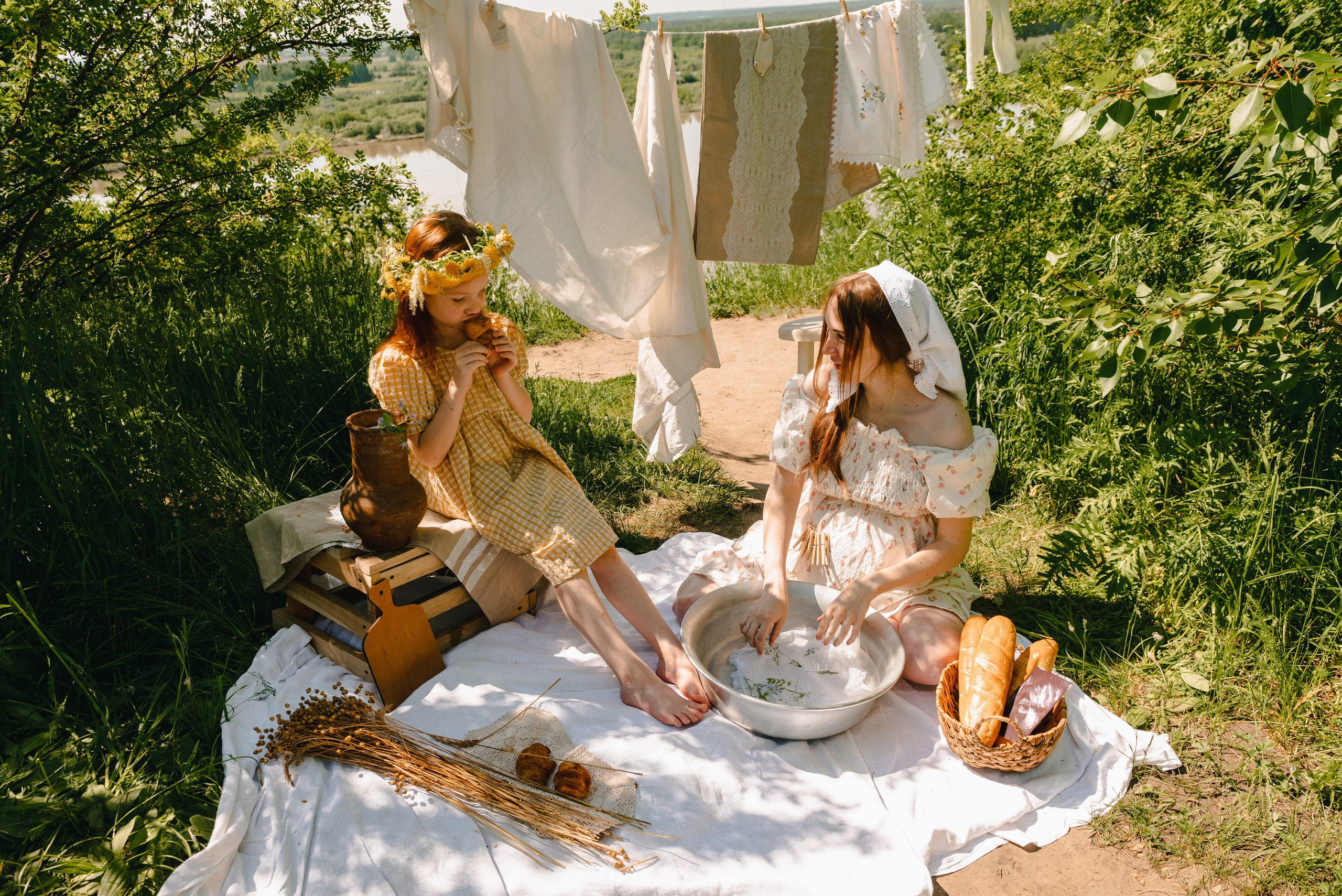 Стирка в глубинке. Фотограф в Томске Мария Март