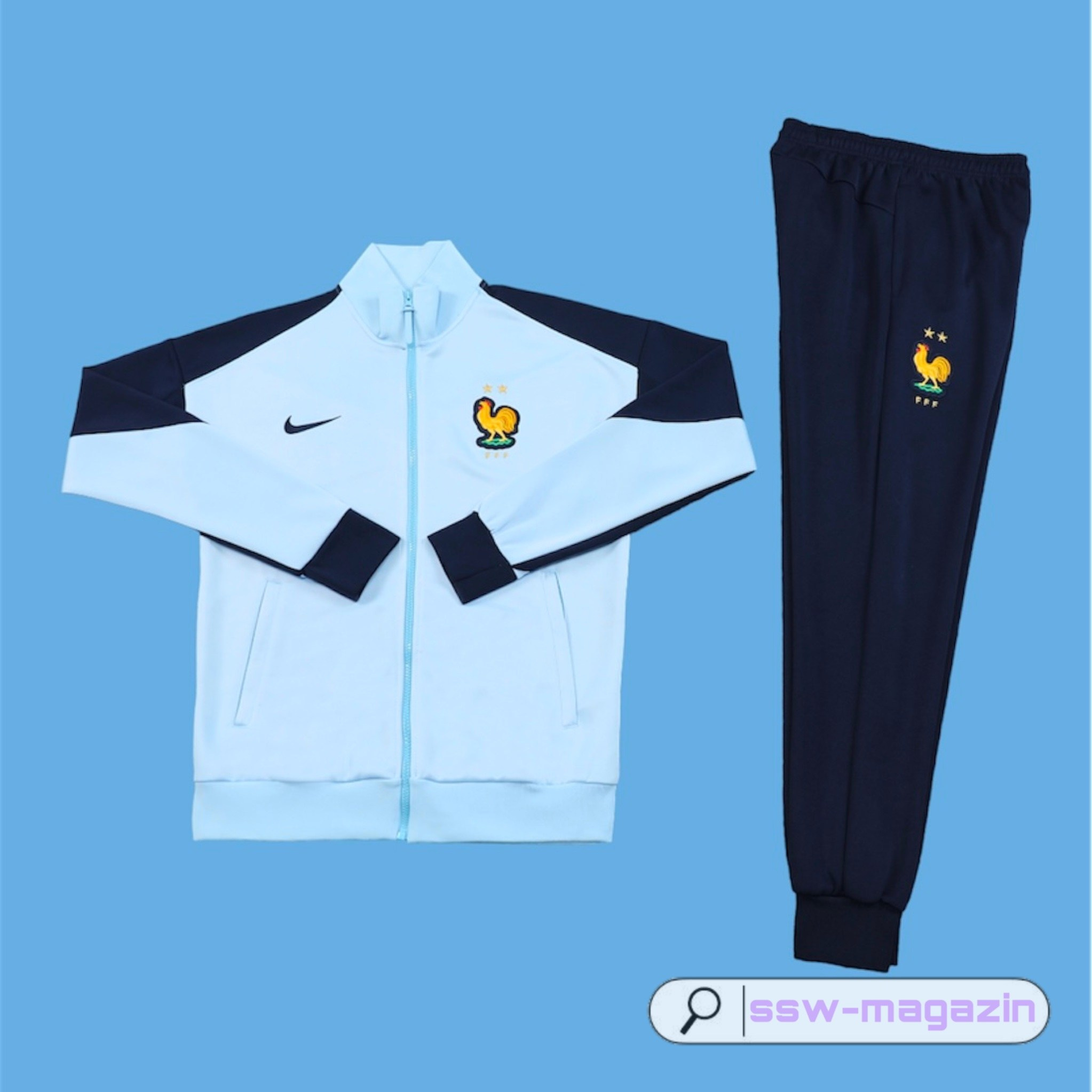 Тренировочный костюм сборной Франции 2024 купить. Футбольный магазин — ssw_magazin