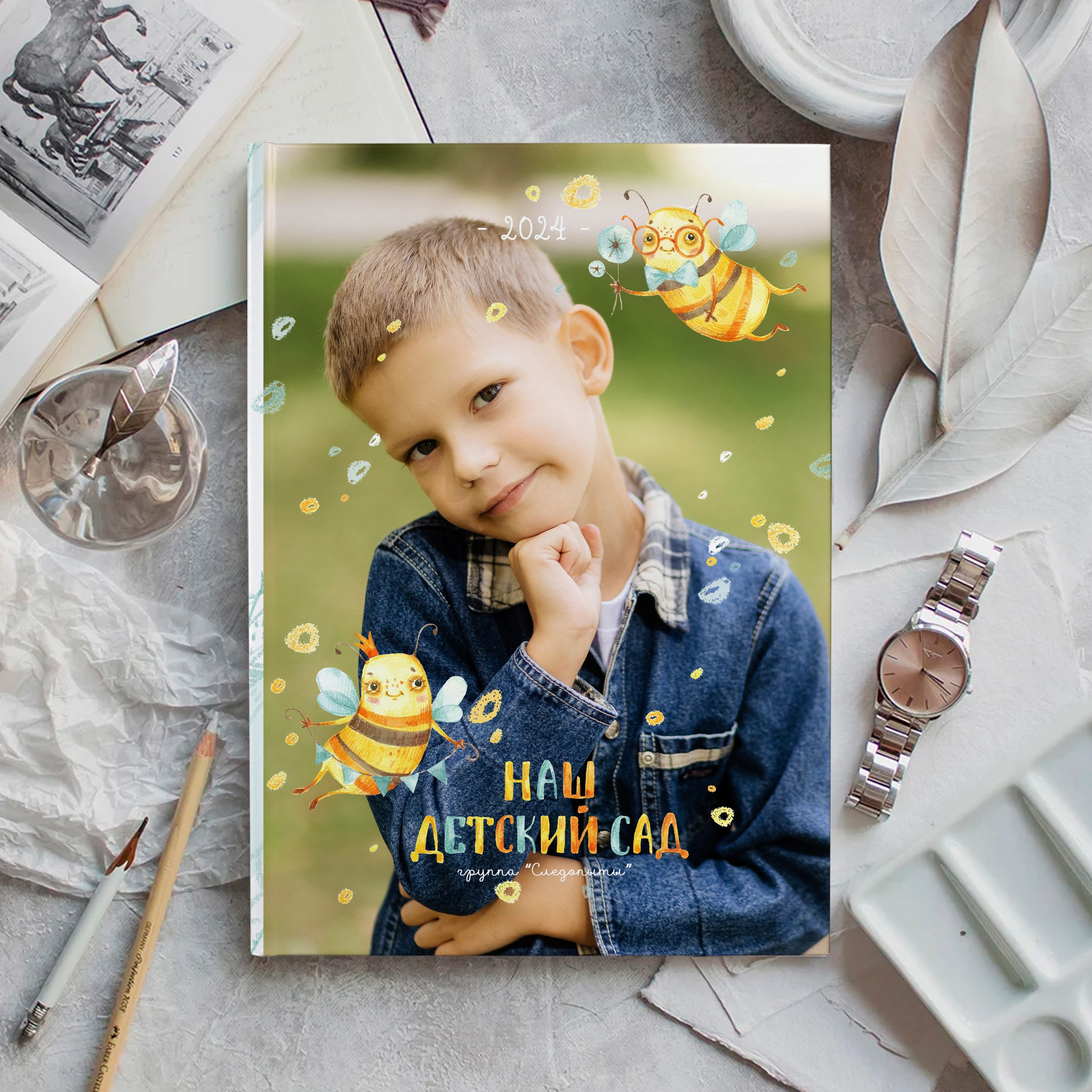 1 разворот. Студия детской фотографии «Воображение»