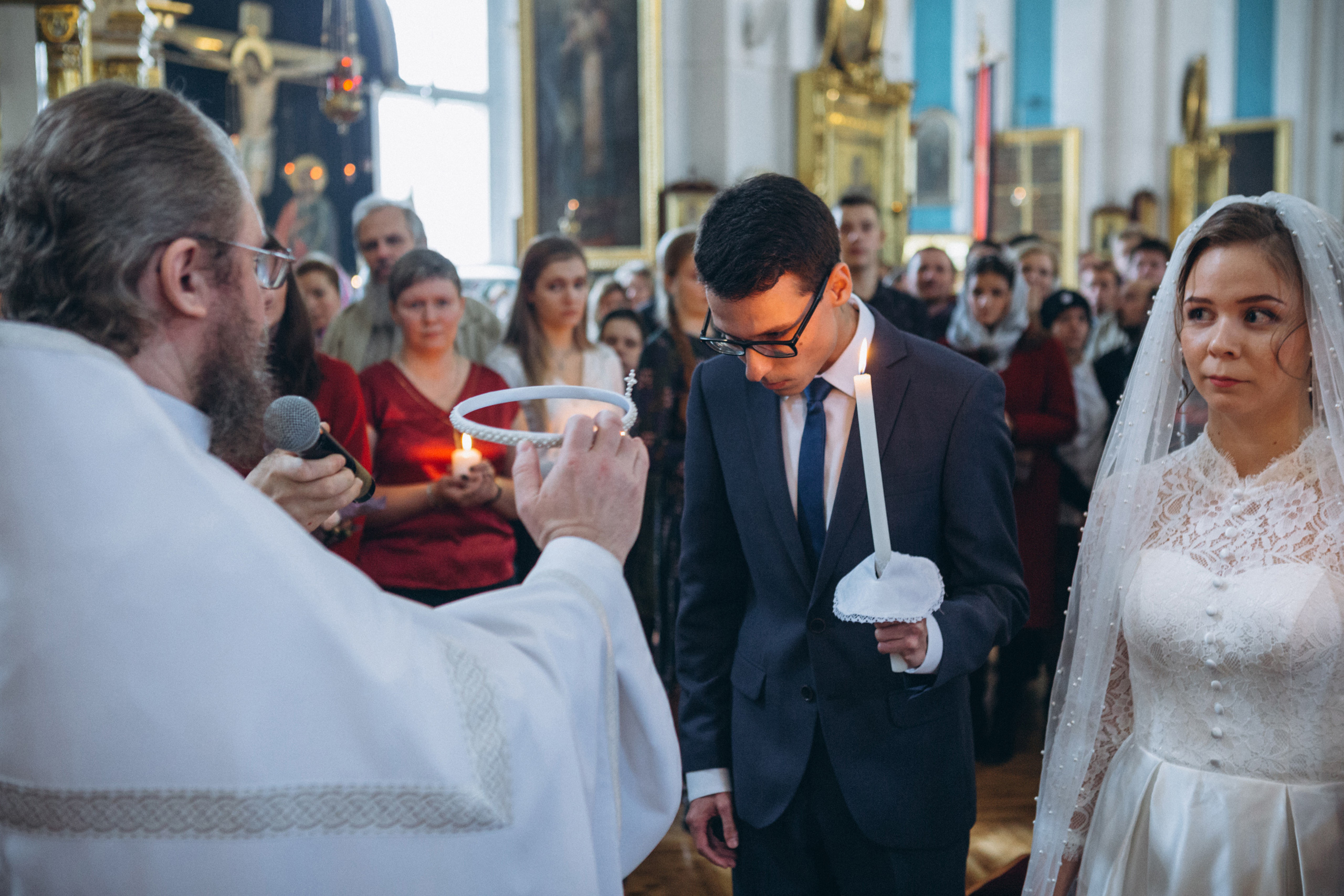 Венчание Дмитрия и Анны. Князь-Владимирский собор. Свадебный и семейный фотограф в Санкт-Петербурге Яцына Юрий. Видеоопер