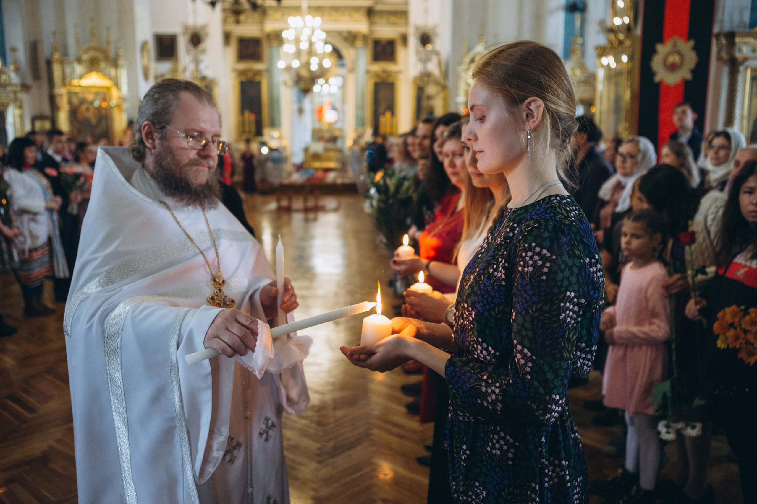 Венчание Дмитрия и Анны. Князь-Владимирский собор. Свадебный и семейный фотограф в Санкт-Петербурге Яцына Юрий. Видеоопер