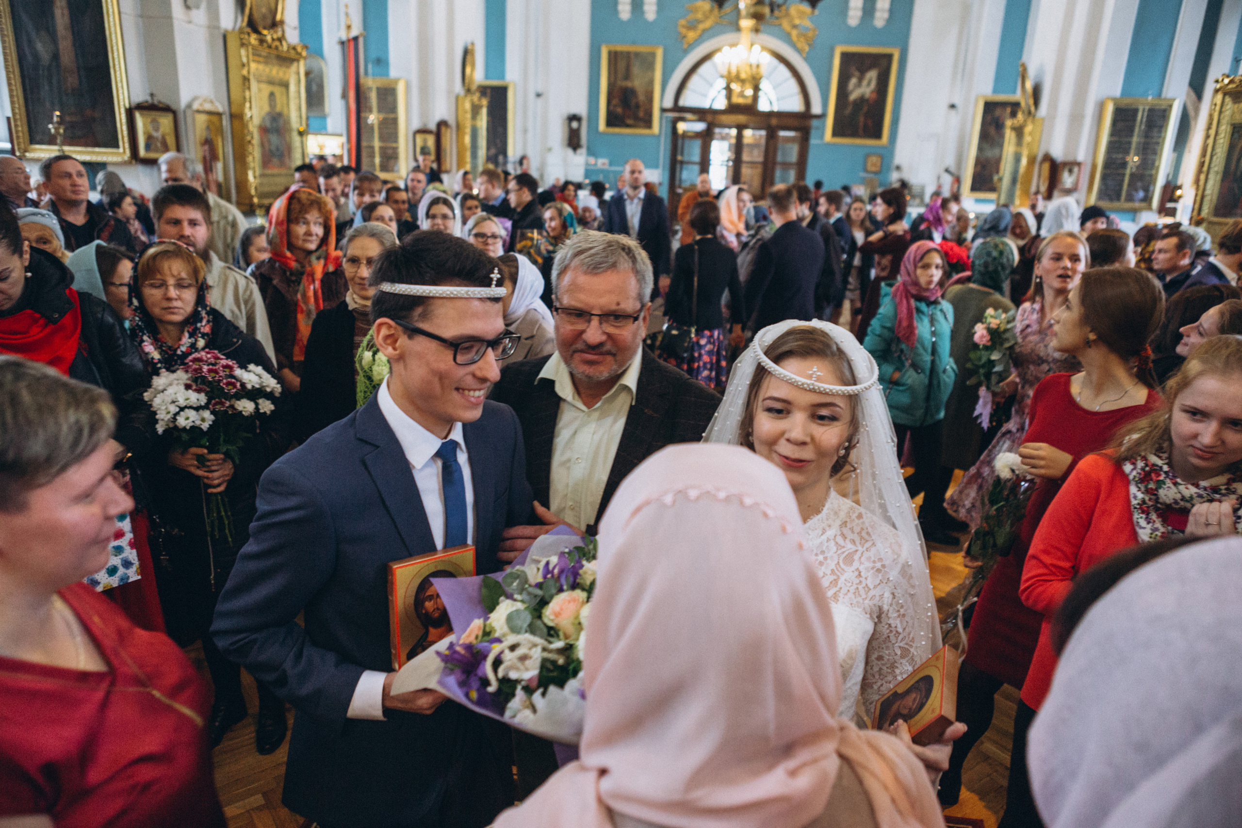 Венчание Дмитрия и Анны. Князь-Владимирский собор. Свадебный и семейный фотограф в Санкт-Петербурге Яцына Юрий. Видеоопер