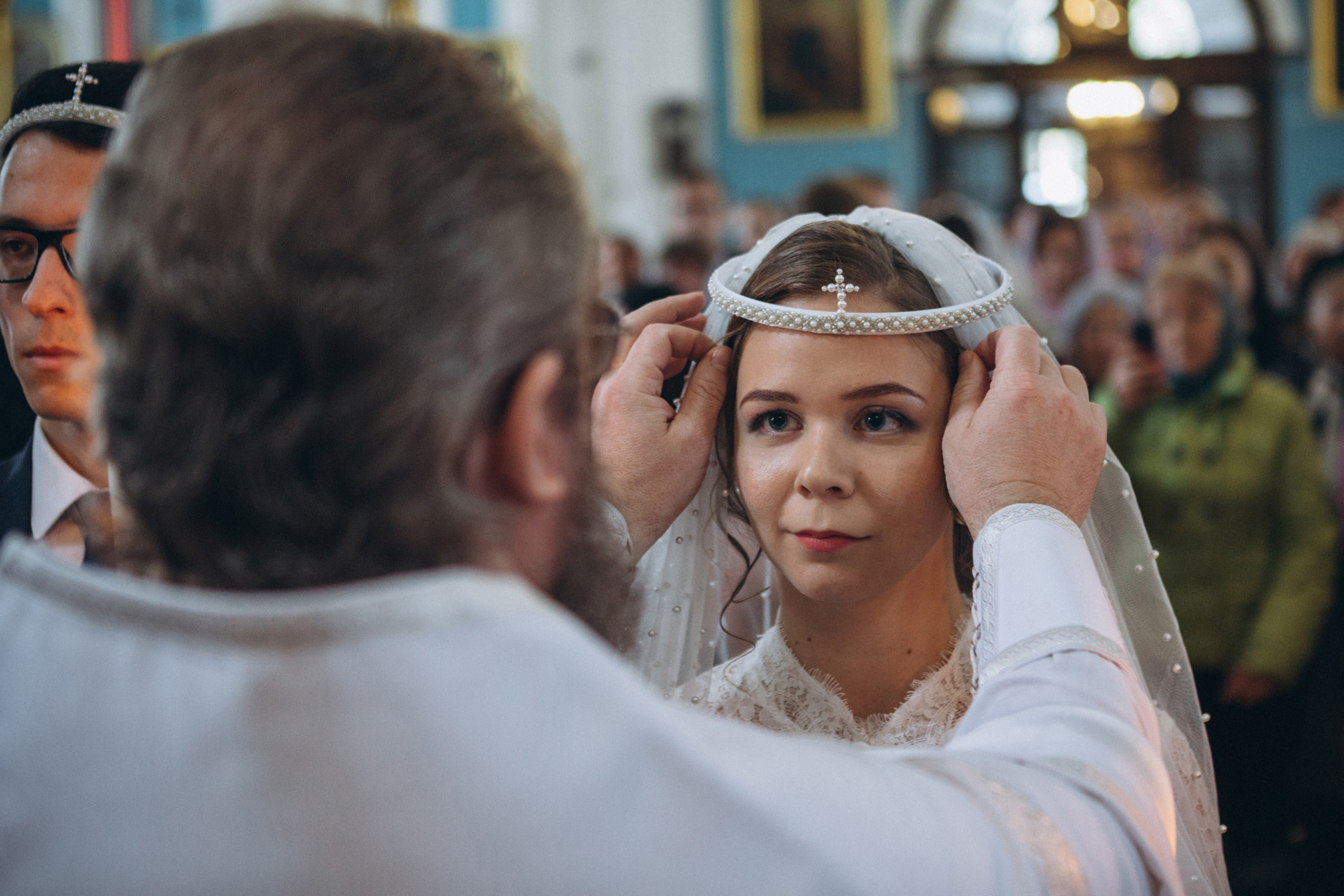 Венчание Дмитрия и Анны. Князь-Владимирский собор. Свадебный и семейный фотограф в Санкт-Петербурге Яцына Юрий. Видеоопер