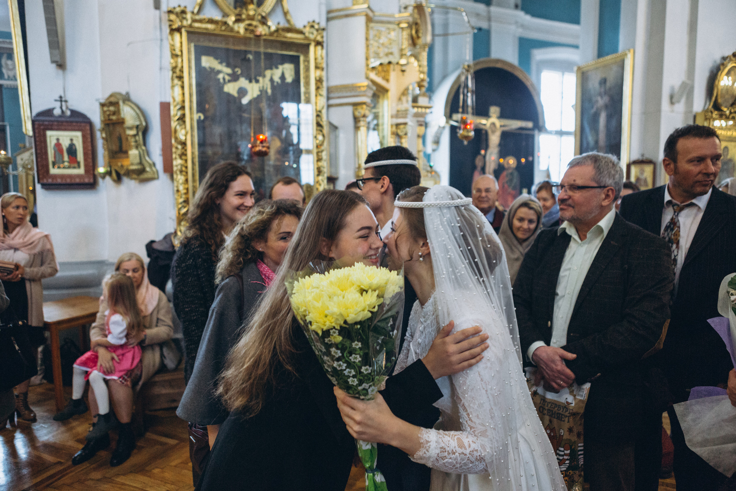 Венчание Дмитрия и Анны. Князь-Владимирский собор. Свадебный и семейный фотограф в Санкт-Петербурге Яцына Юрий. Видеоопер