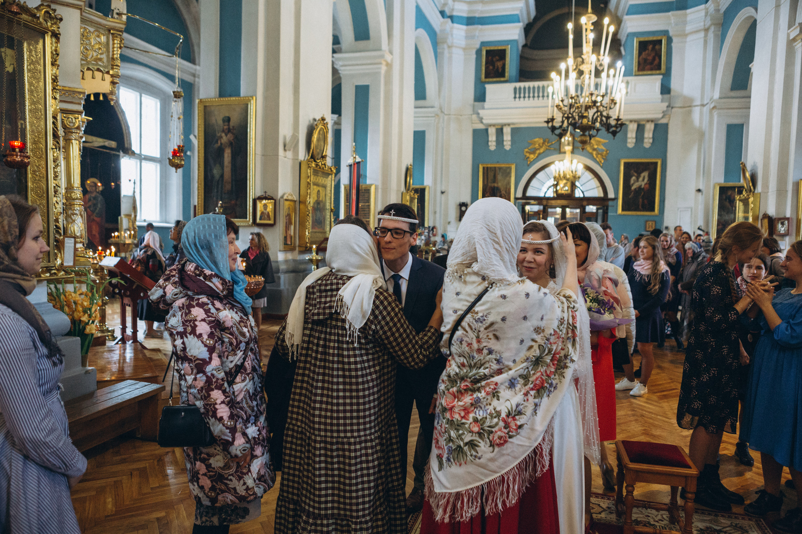 Венчание Дмитрия и Анны. Князь-Владимирский собор. Свадебный и семейный фотограф в Санкт-Петербурге Яцына Юрий. Видеоопер