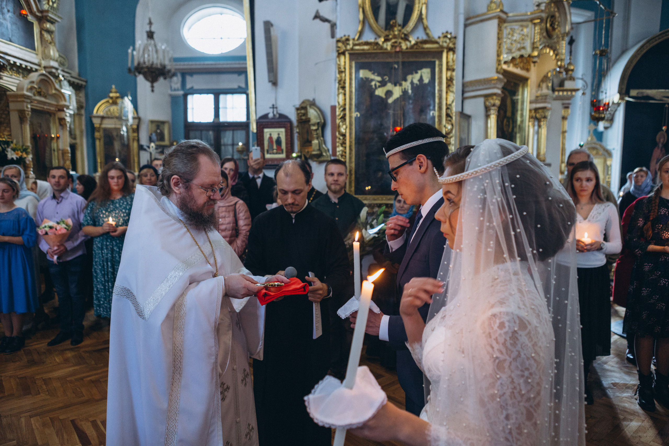 Венчание Дмитрия и Анны. Князь-Владимирский собор. Свадебный и семейный фотограф в Санкт-Петербурге Яцына Юрий. Видеоопер