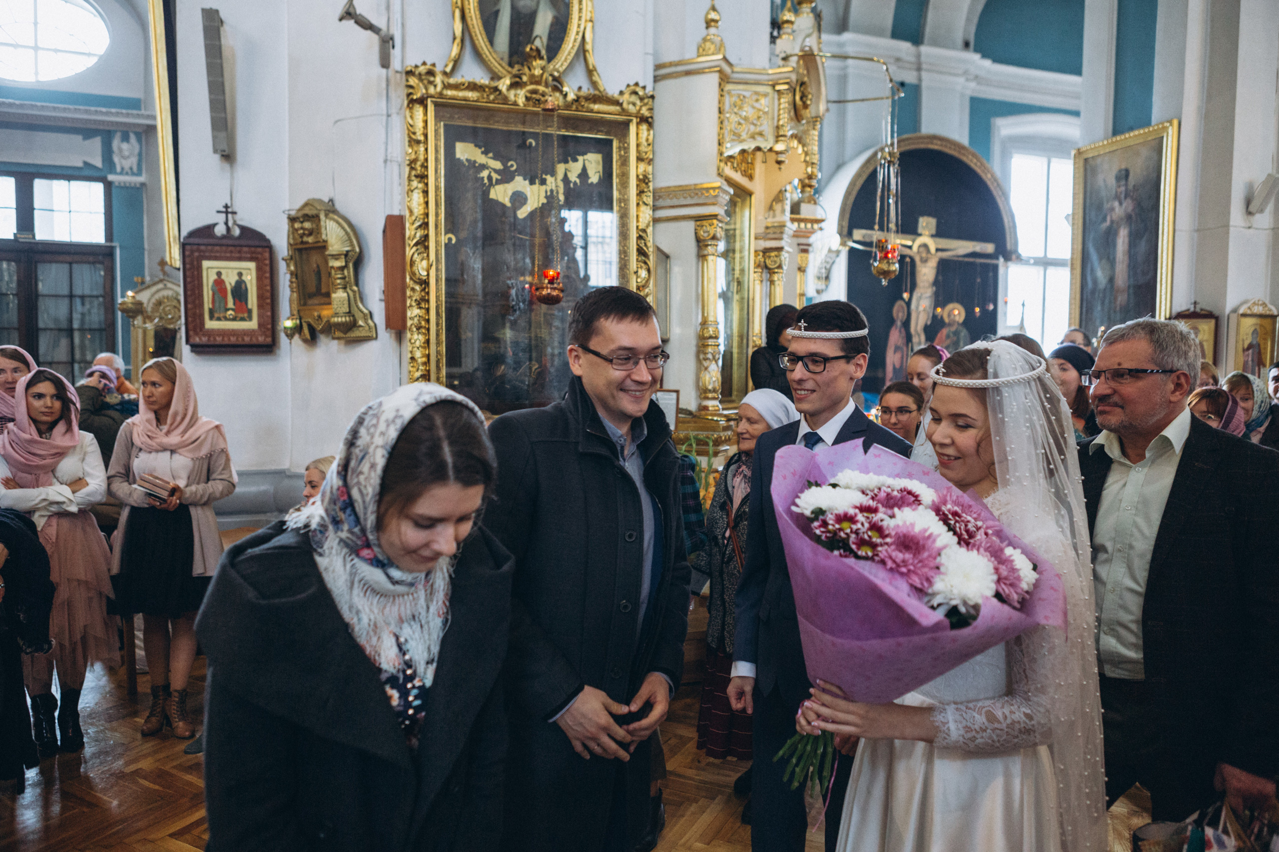 Венчание Дмитрия и Анны. Князь-Владимирский собор. Свадебный и семейный фотограф в Санкт-Петербурге Яцына Юрий. Видеоопер