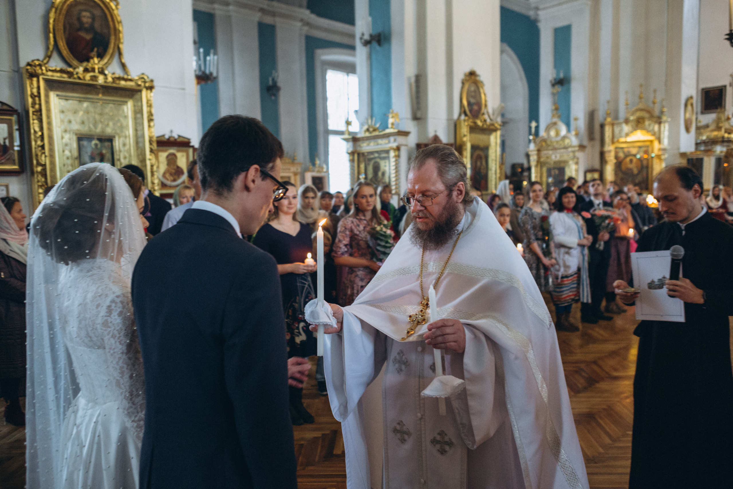 Венчание Дмитрия и Анны. Князь-Владимирский собор. Свадебный и семейный фотограф в Санкт-Петербурге Яцына Юрий. Видеоопер